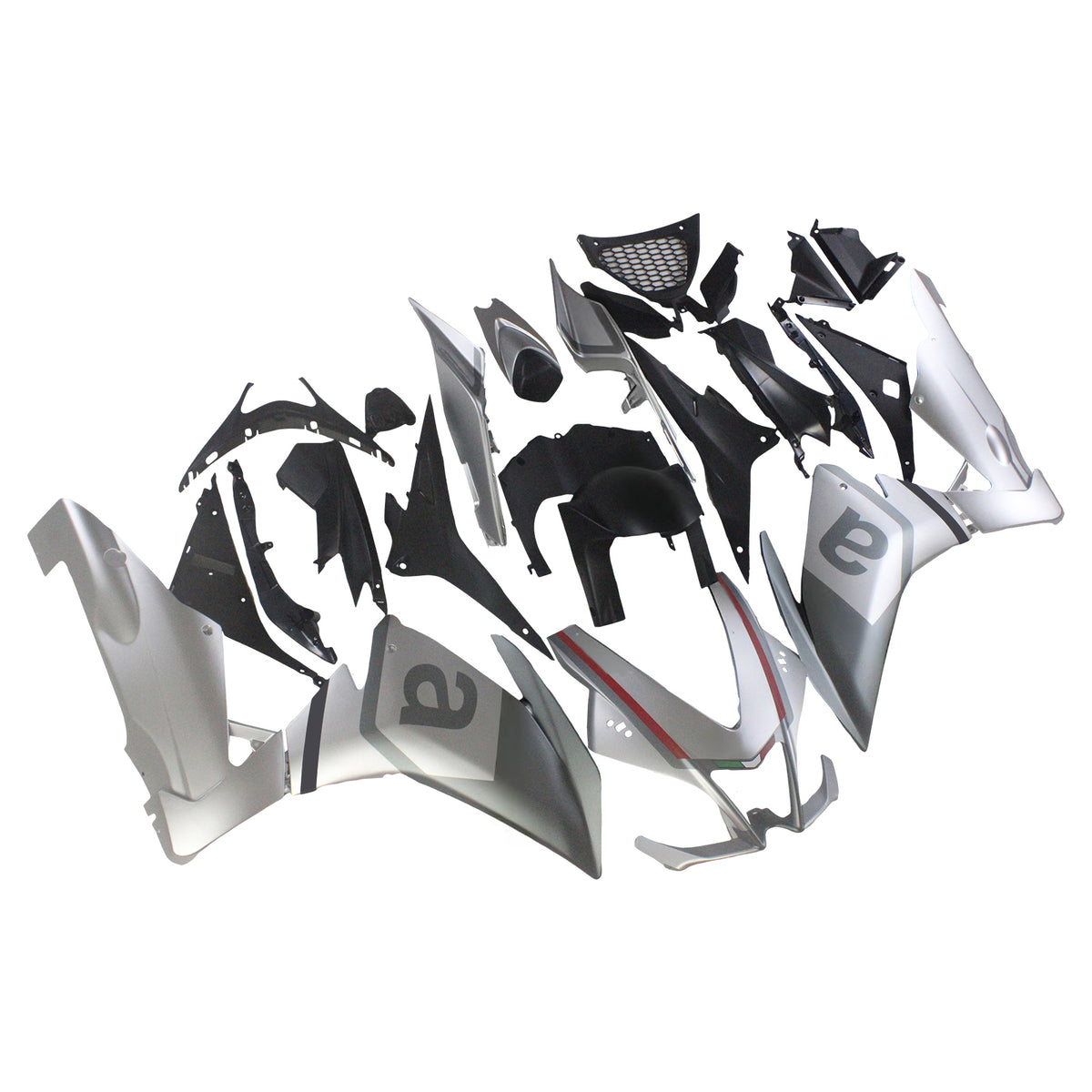 Amotopart 2009-2015 Aprilia RSV4 1000 zilveren kuipset