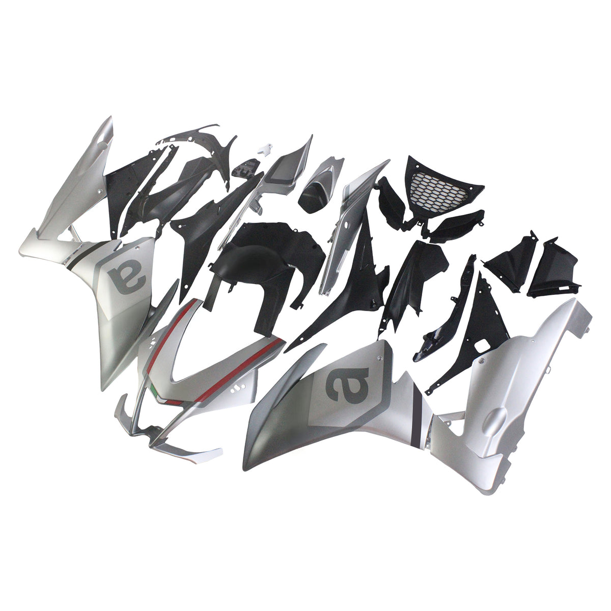 Amotopart 2009-2015 Aprilia RSV4 1000 zilveren kuipset