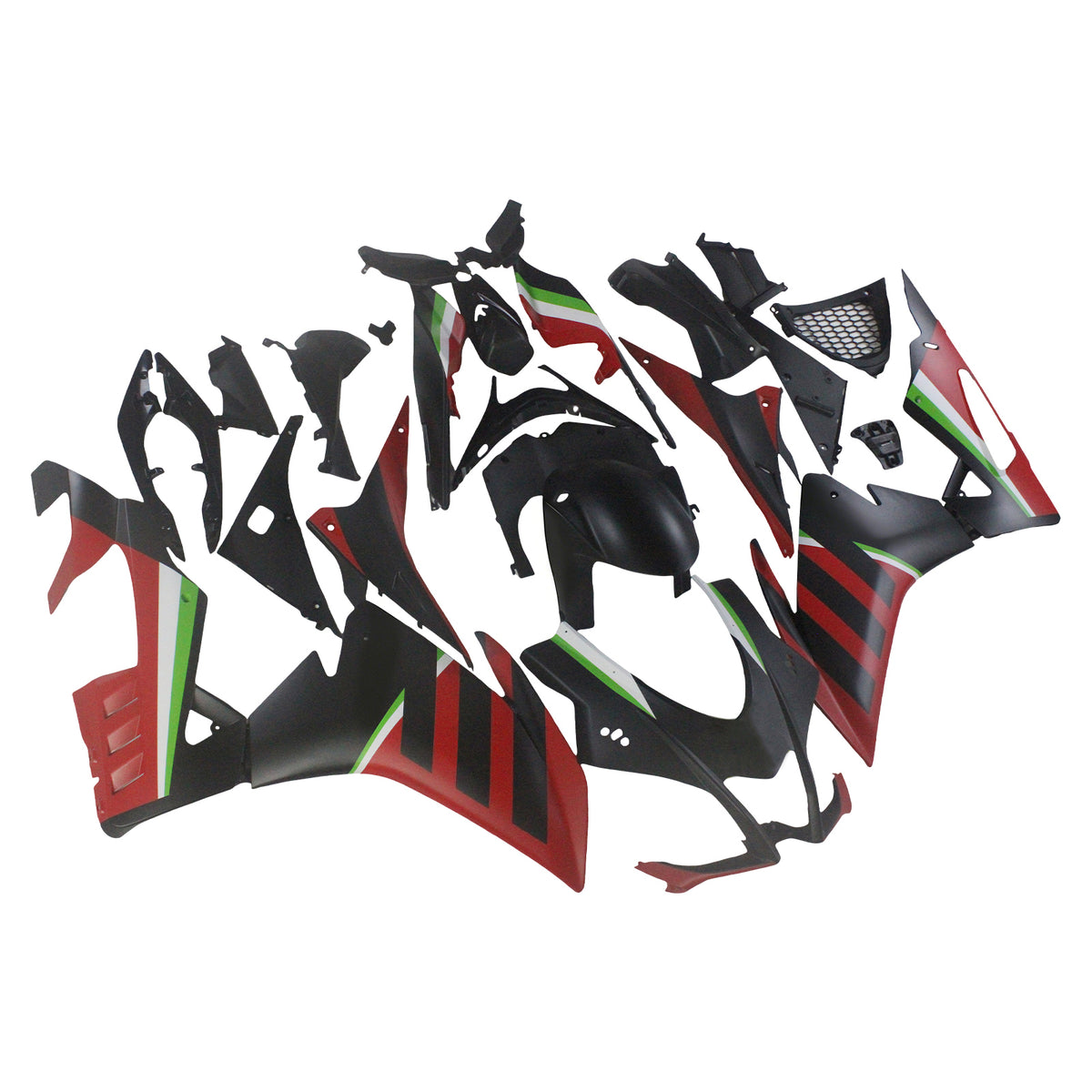 Amotopart 2016-2020 Aprilia RSV4 1000 Red Black Fairing Kit