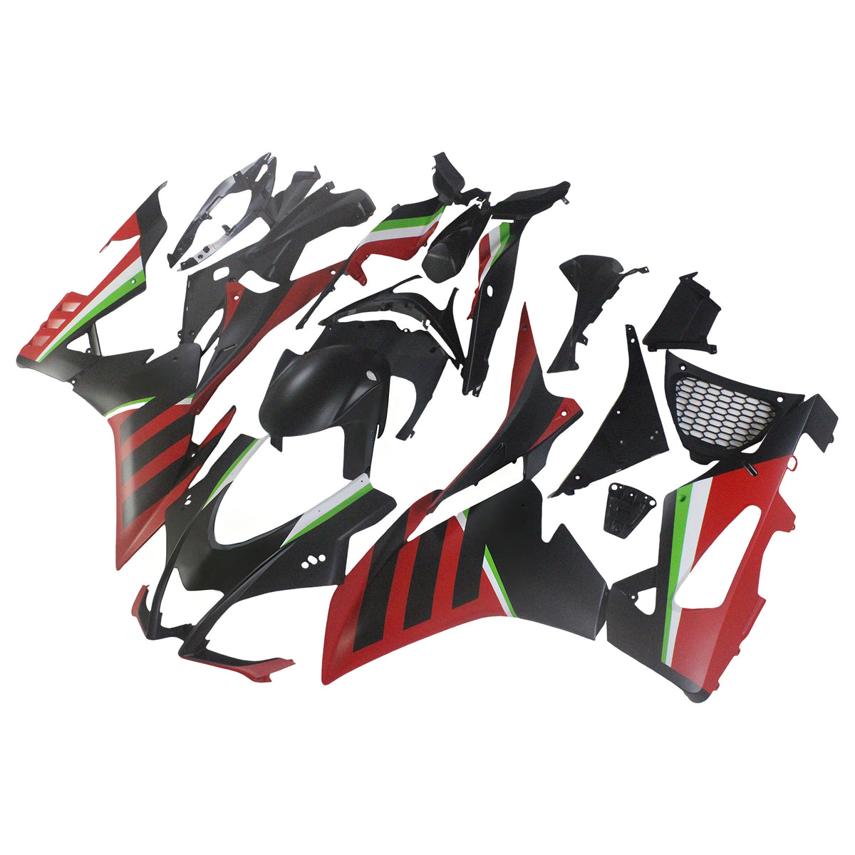 Amotopart 2016-2020 Aprilia RSV4 1000 Red Black Fairing Kit