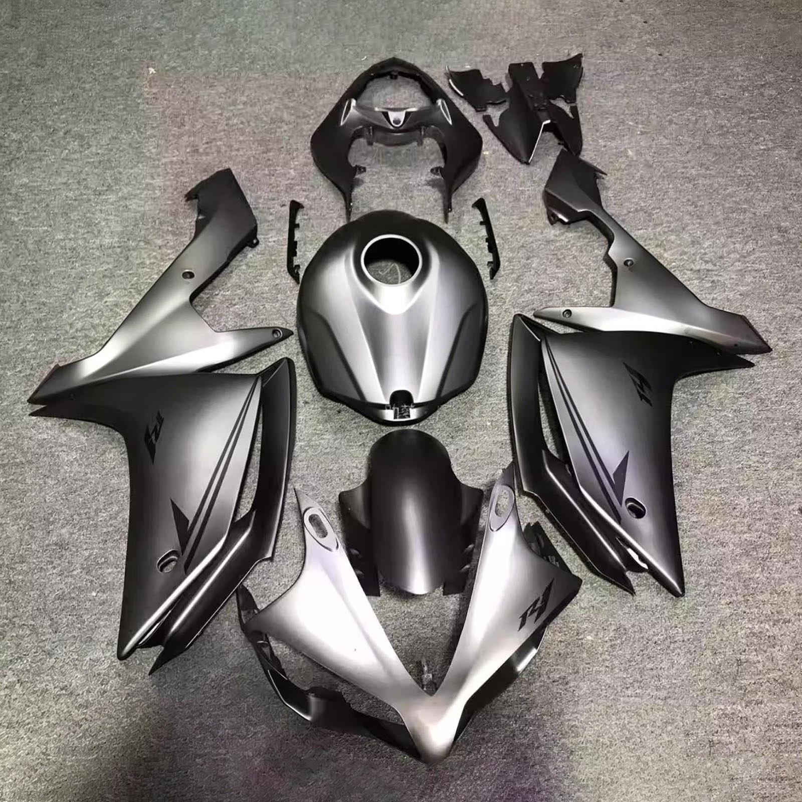 Amotopart 2007-2008 Yamaha YZF 1000 R1 Silver Fairing Kit
