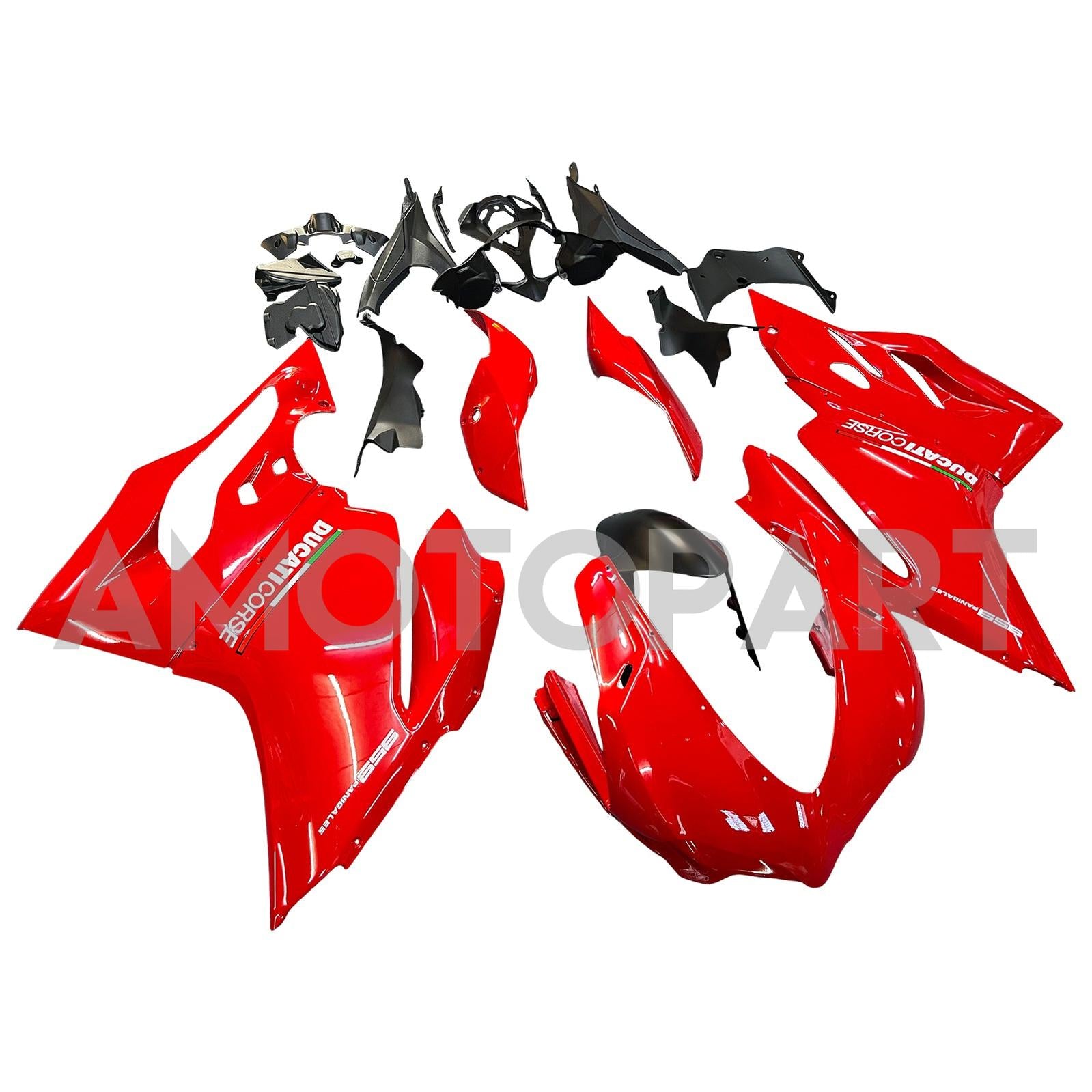 Amotopart 2015-2020 Ducati 959 Glossy Red Fairing Kit