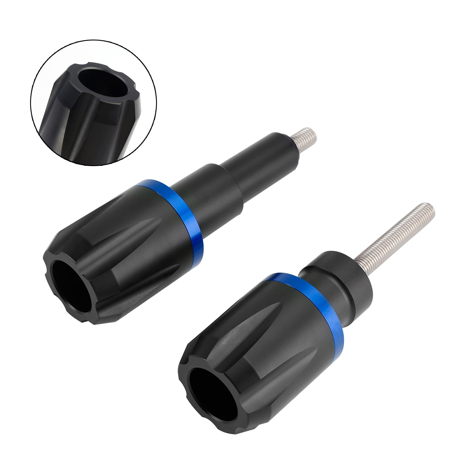 19-23 BMW F900R F750Gs F850Gs Crash Bobbin Protector Slider Aluminum Blue