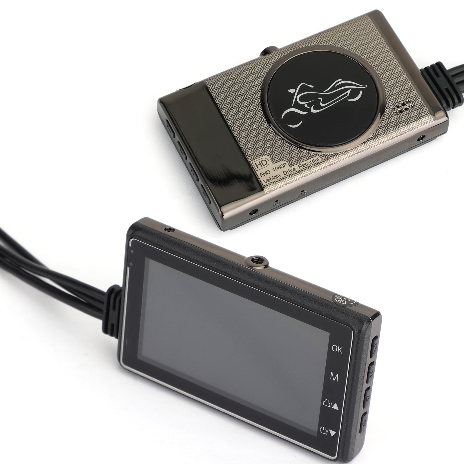 オートバイ DVR ビデオレコーダー + 1080P フル HD フロントカメラとリアビューカメラ