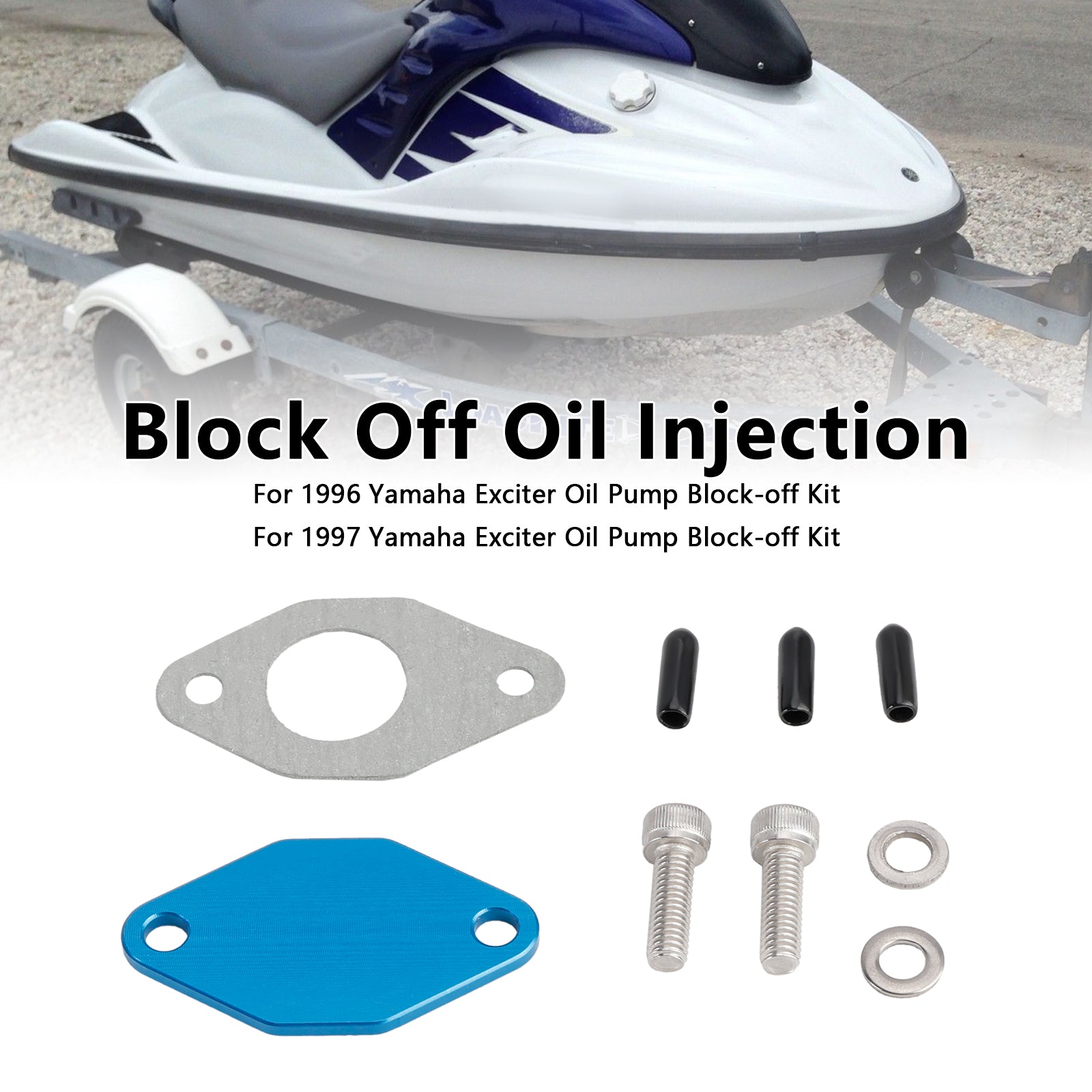 Yamaha 210/800/1100/1200 Block All Block Off Oil Injection Pumpe