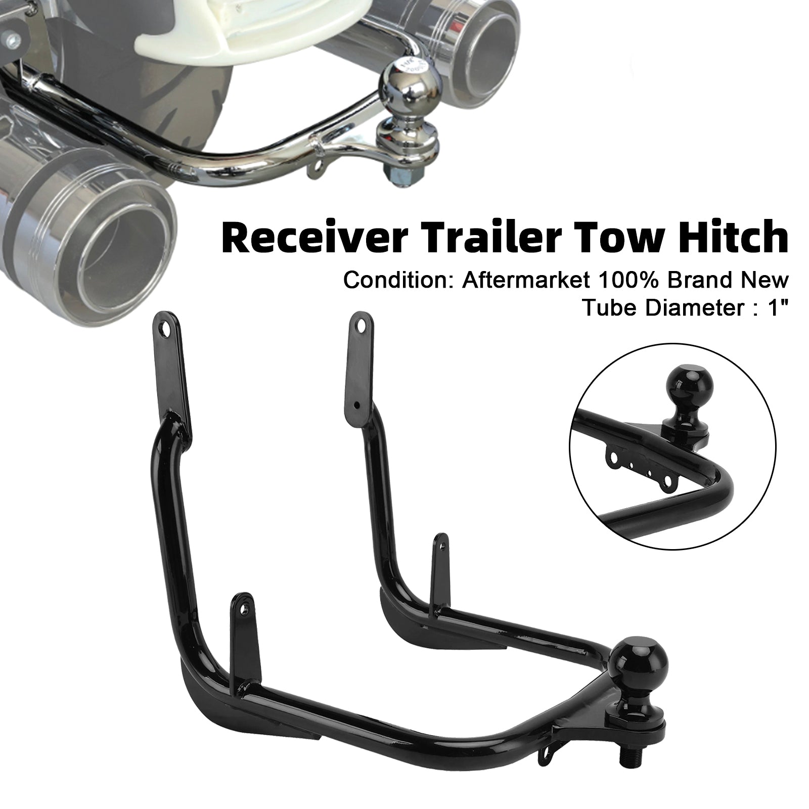 2009-2023 Touring Electra Street Glide FLHX Receiver Trailer Tow Hitch