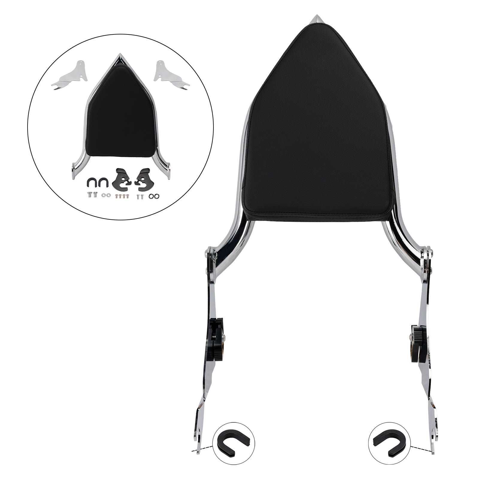 Road King 2009-2022 Street Glide 2009-2024 Passenger Sissy Bar Backrest