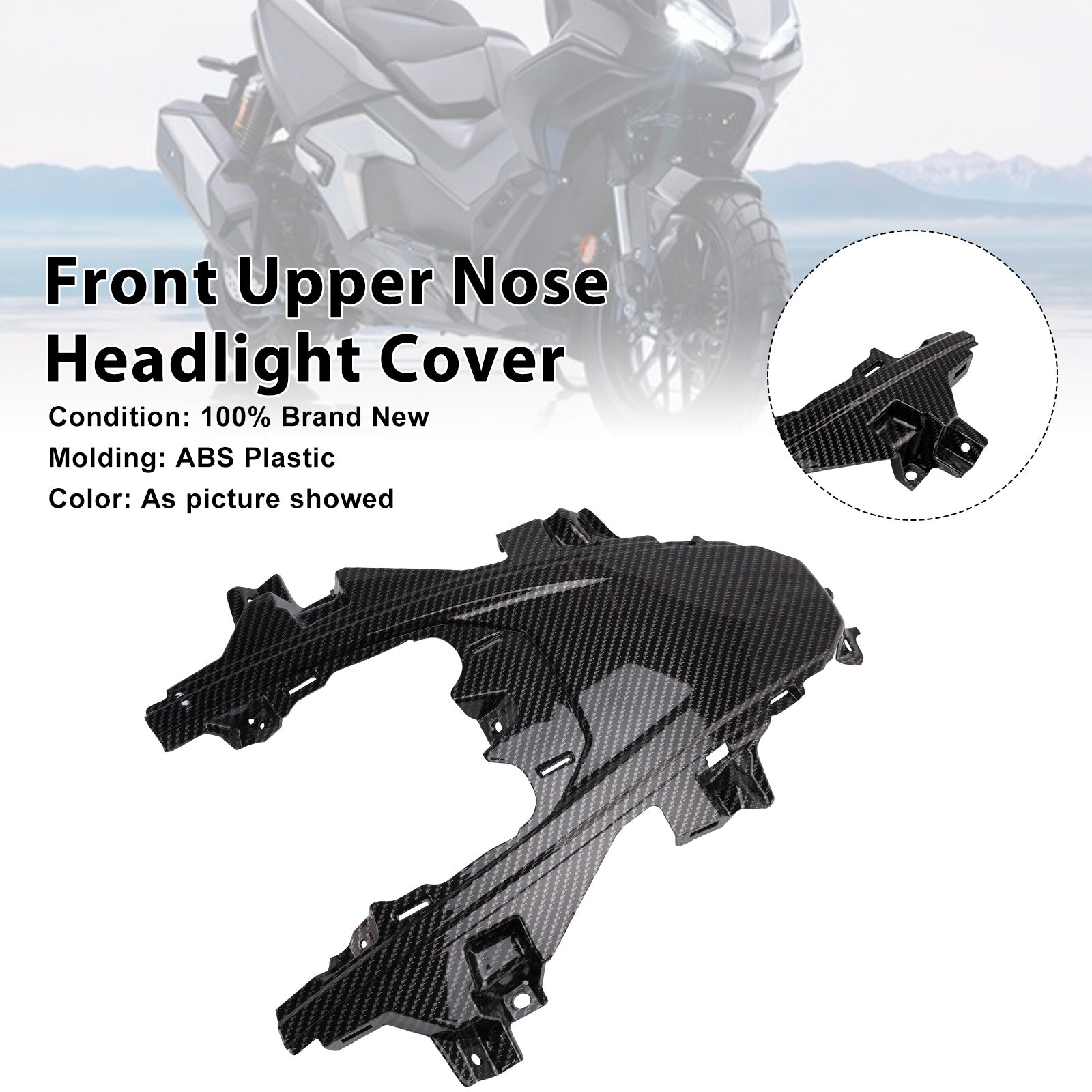 2022-2025 Honda ADV350 Front Nose Headlight Panel Cover Fairing