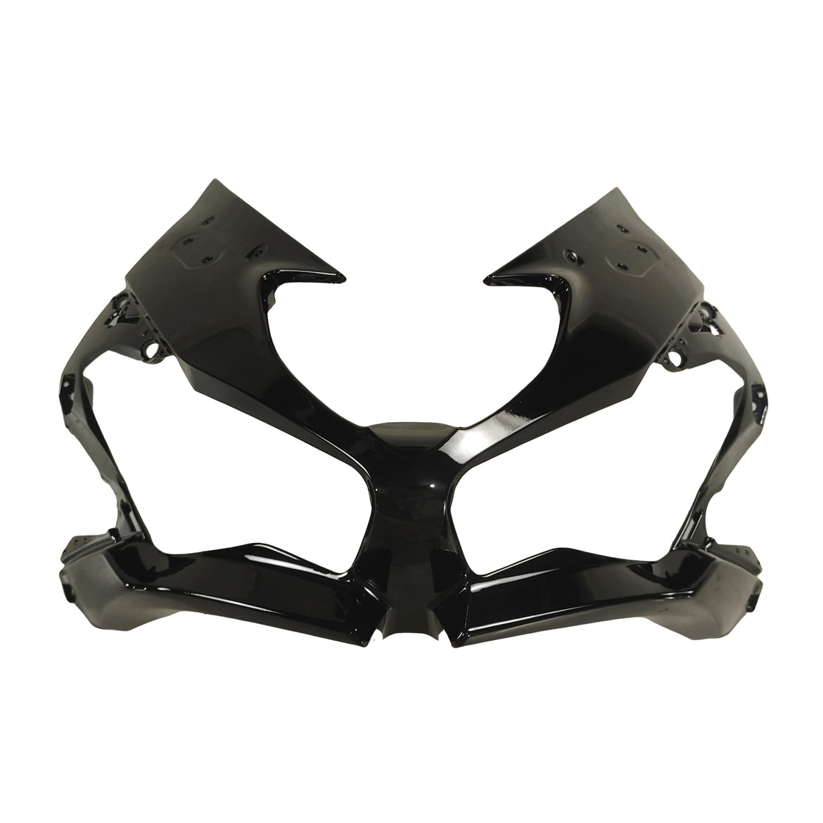 Amotopart 2019-2023 Kawasaki ZX-6R Black White Fairing Kit