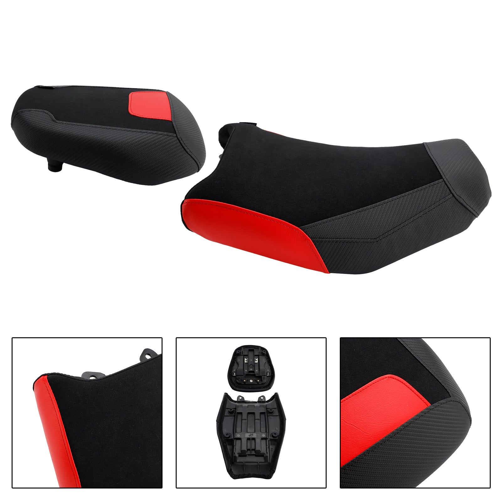 2024-2025 Suzuki V-Strom250Sx Lower Front W/ Rear Seat Driver Pillion Red