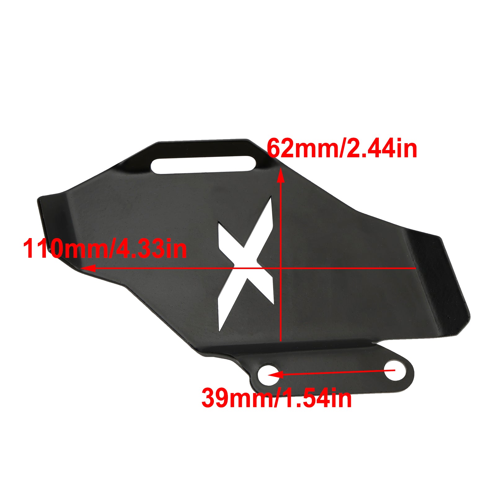 Achterrem master cilinder bewakingsafdekking geschikt voor Ducati Desert x 2022-2024