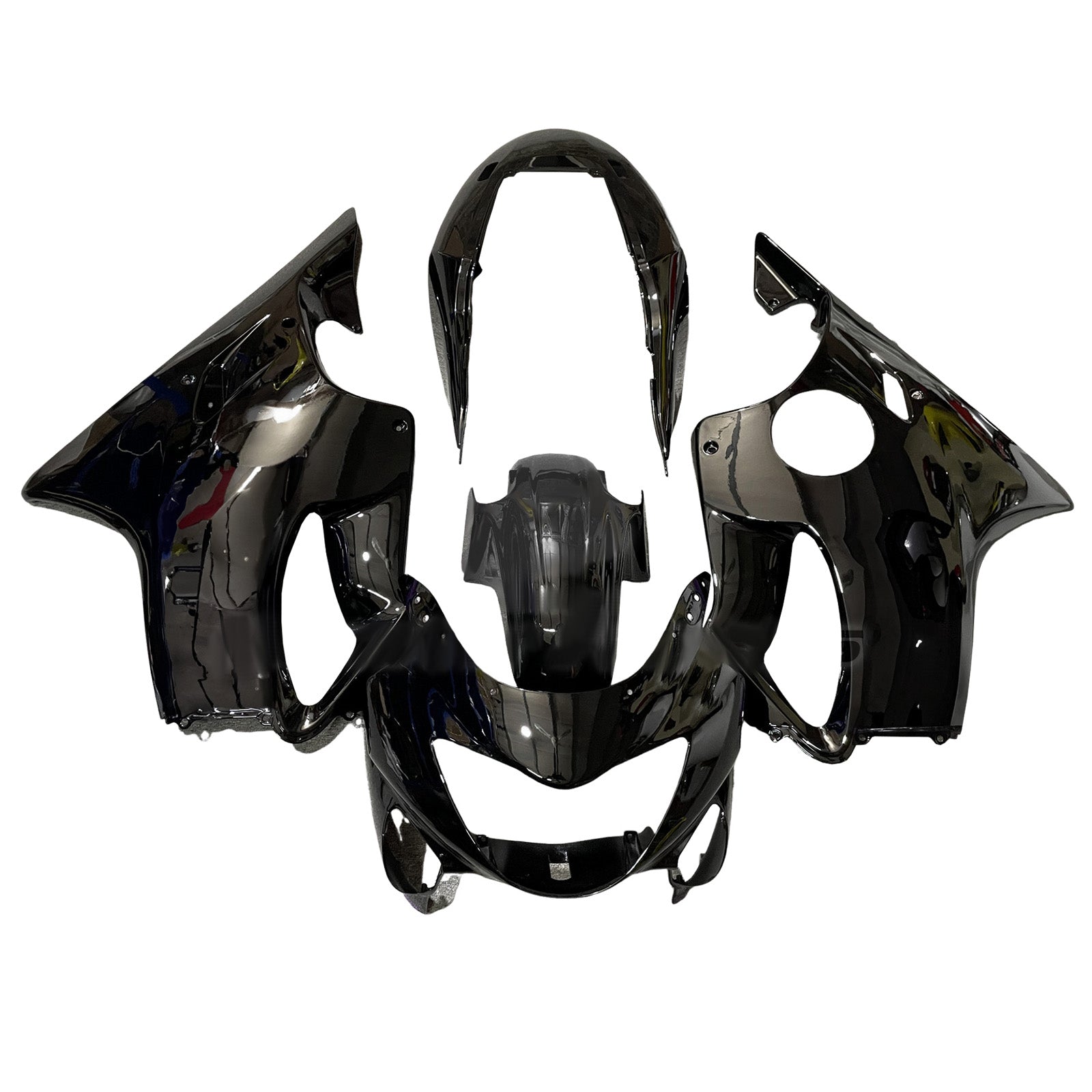 Amotopart 1999-2000 Honda CBR600 F4 Black Fairing Kit