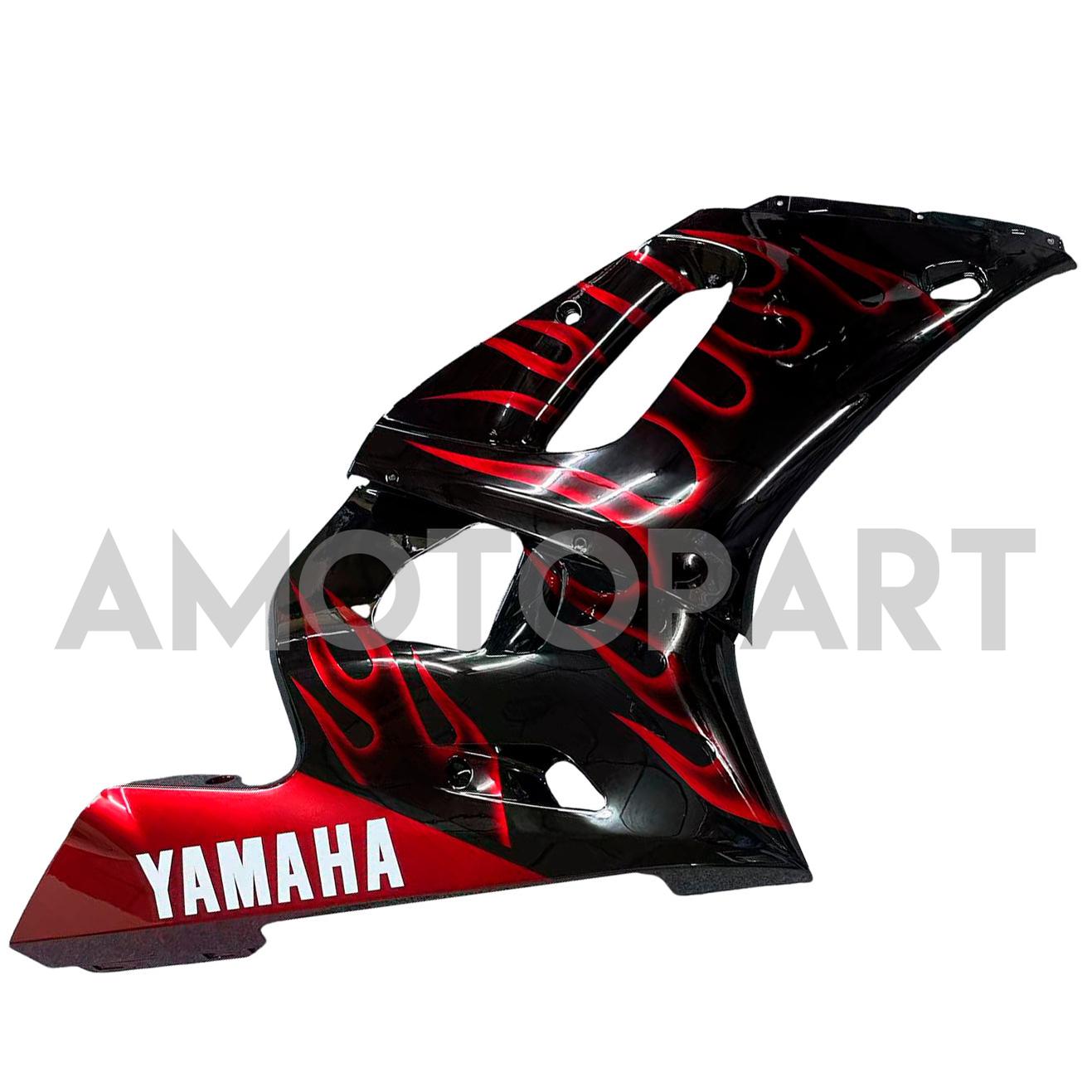 Amotopart 1998-2002 Yamaha YZF 600 R6 Black Red Fairing Kit