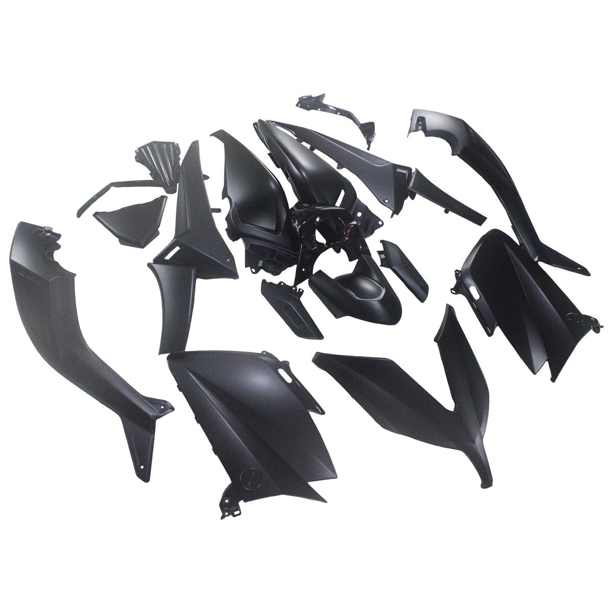 Amotopart 2015-2016 Yamaha TMAX530 Gray Black Fairing Kit
