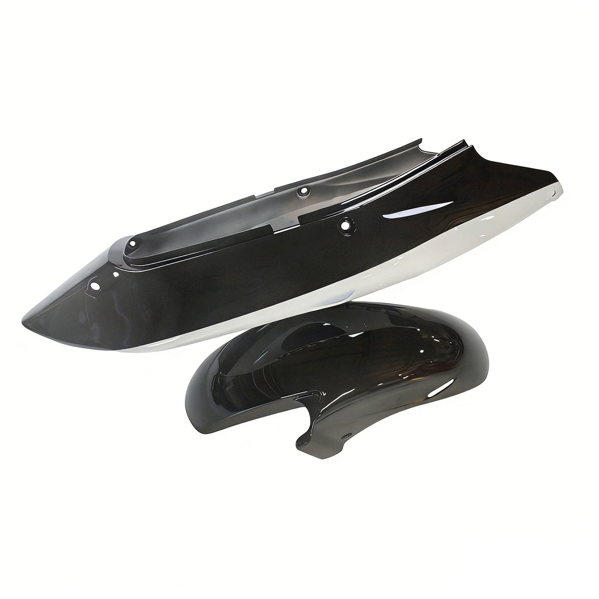 Amotopart 1996-2007 Honda CBR1100XX SuperBlackBird Grey Black White Sada kapotáže