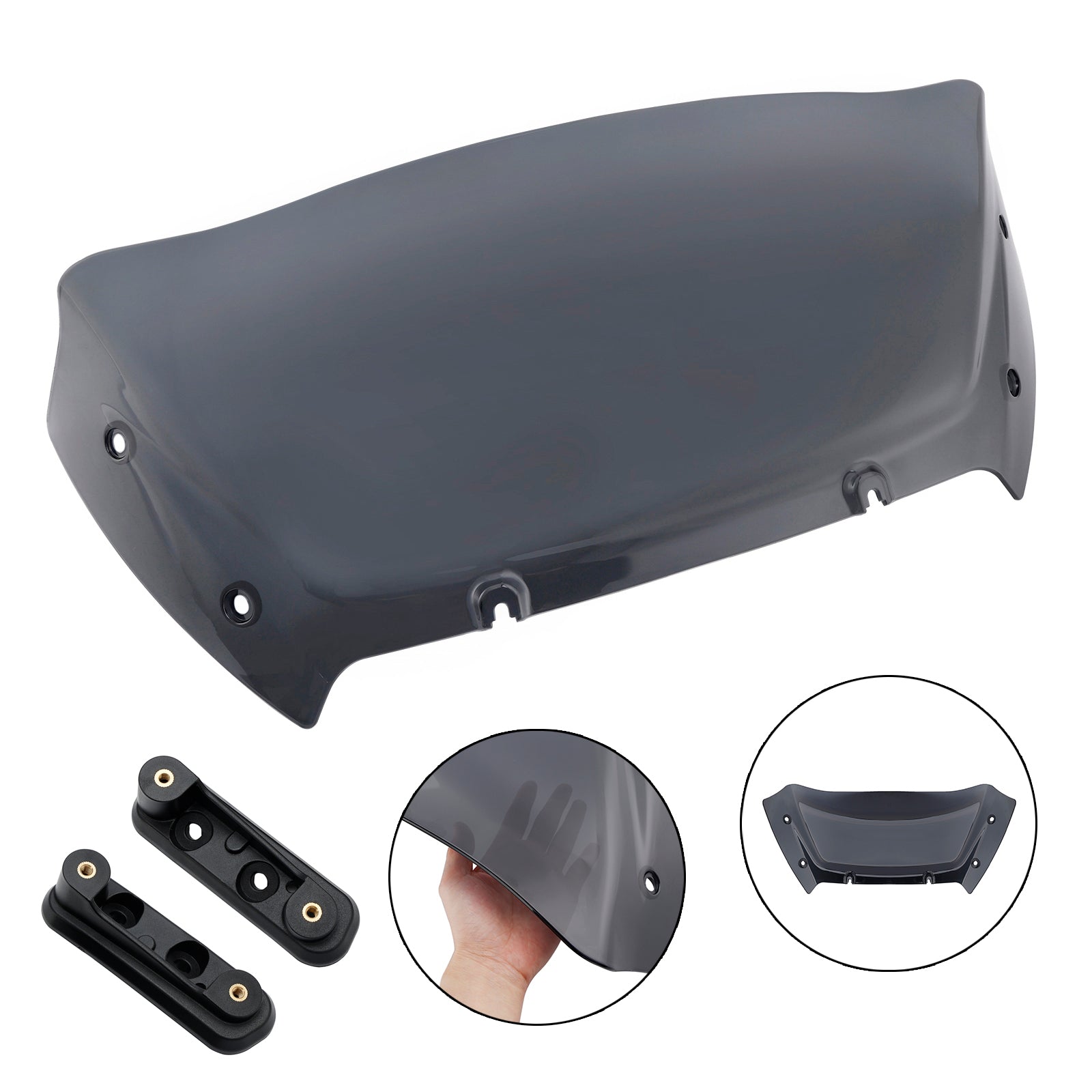 23-24 Touring Street Glide CVO 117 121 Windshield WindScreen w/ Bracket