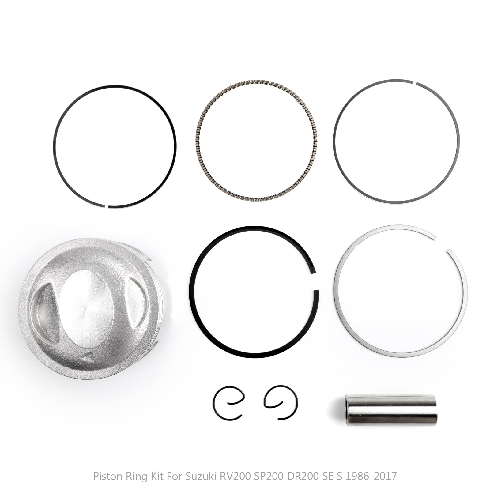 86-91/17 Suzuki DR200 SE RV200 SP200 STD 66mm Piston Kit 12111-42A20-0F0