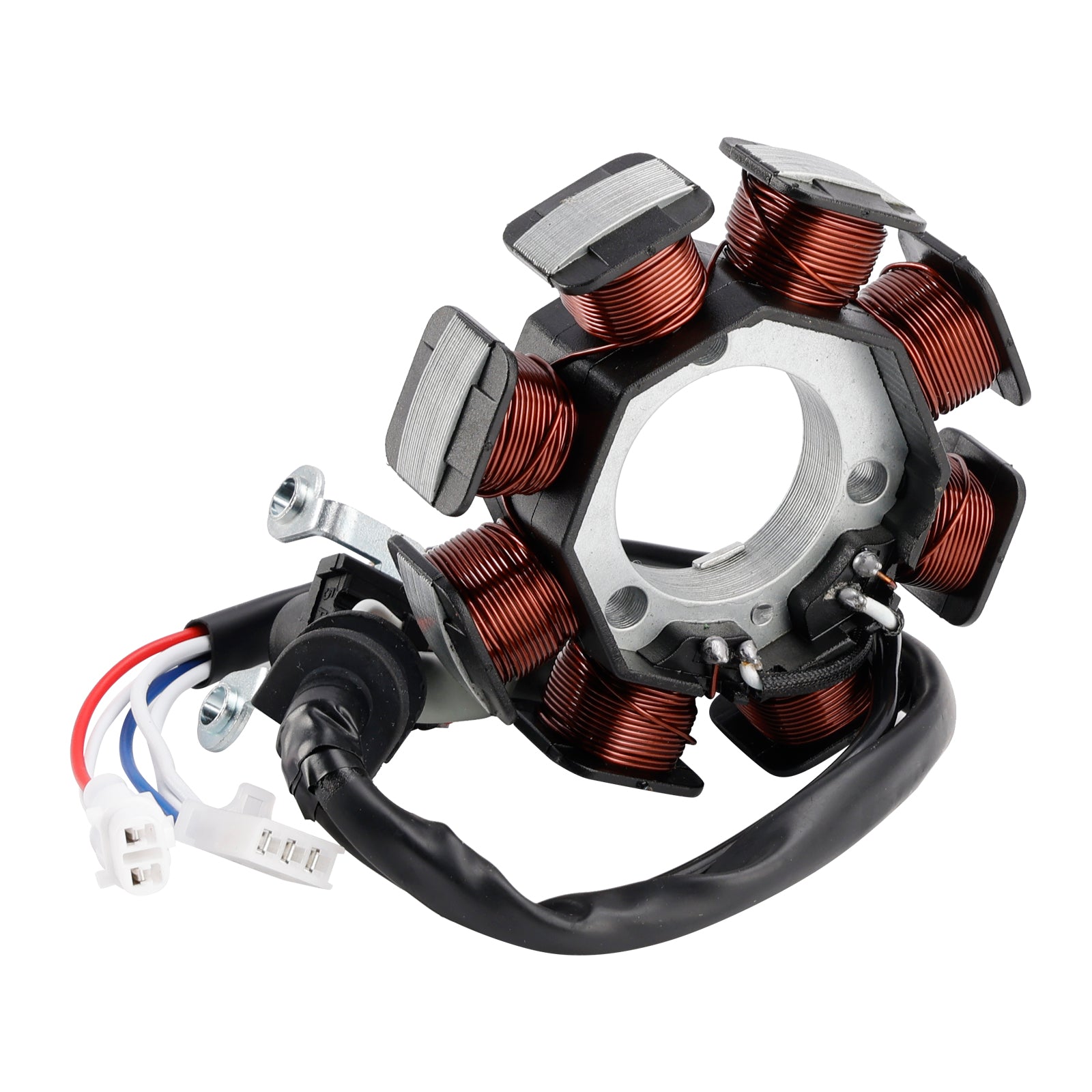 Yamaha YBR 125 YBR125 2004 2006 8 bobines Stator Regulator Rectifier Point