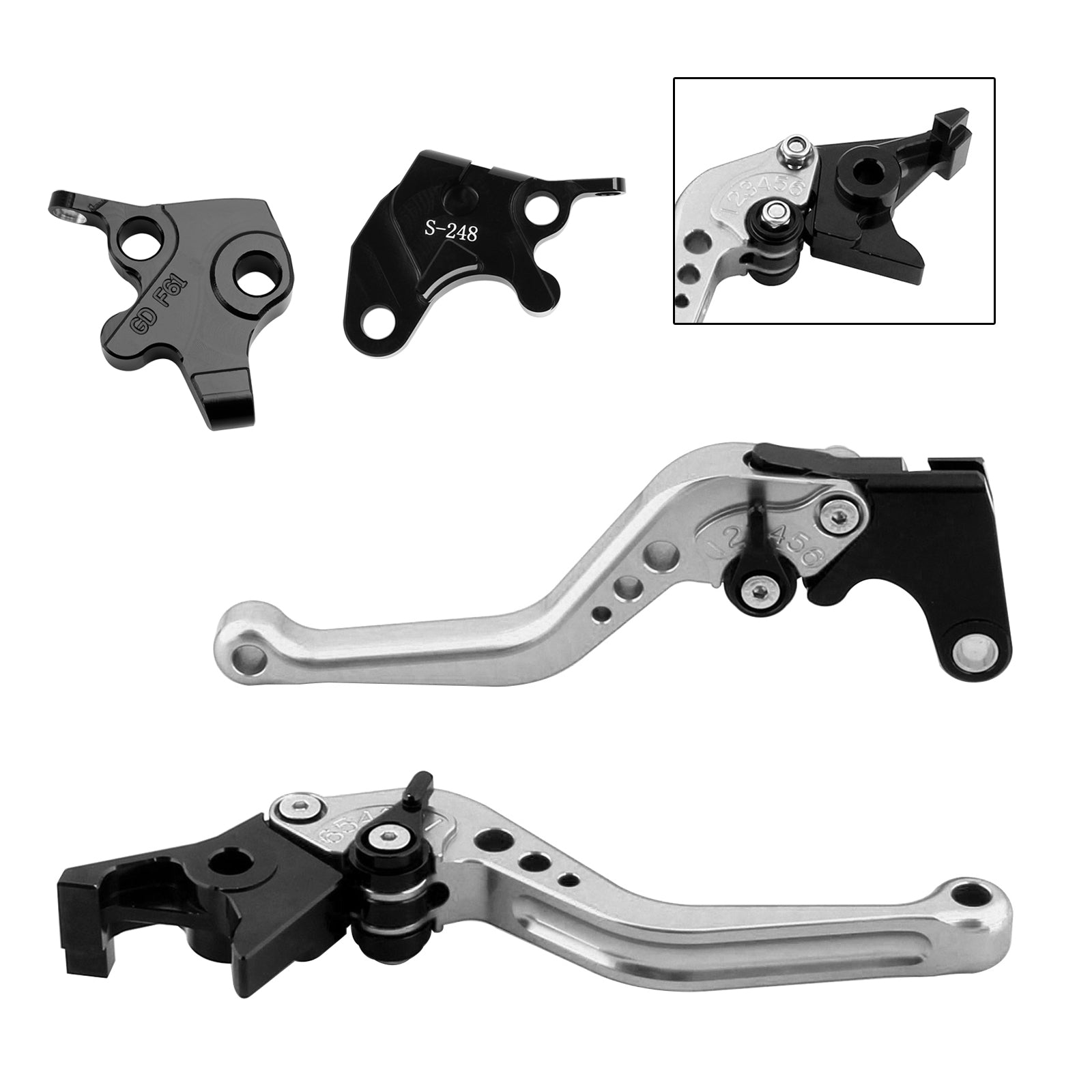YAMAHA YZF R125 2008-2011 NEW Short Clutch Brake Lever