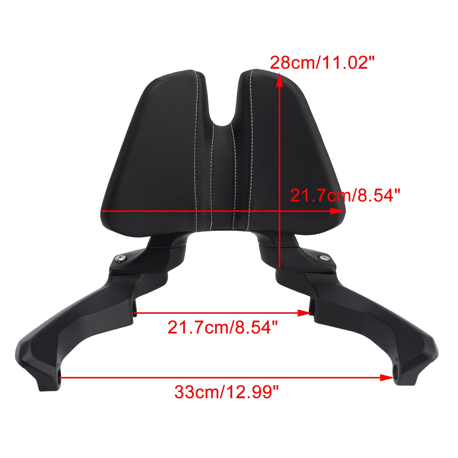 Honda ADV350 2022-2025 Passenger Sissy Bar Backrest Black