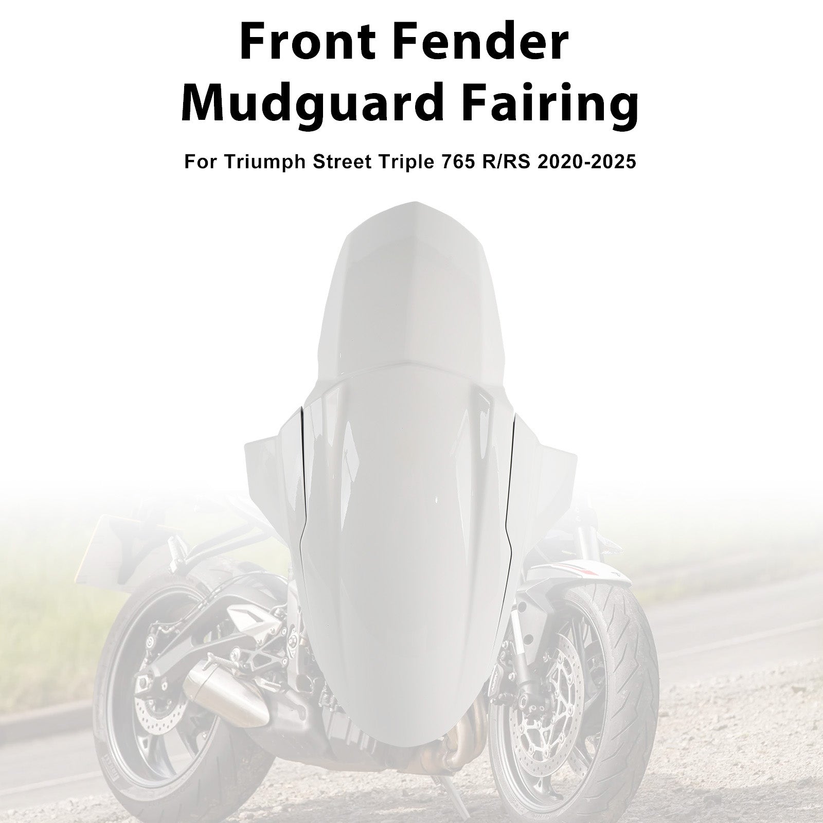 Street Triple 765 R RS 2020-2025 Front Fender Mudguard Fairing