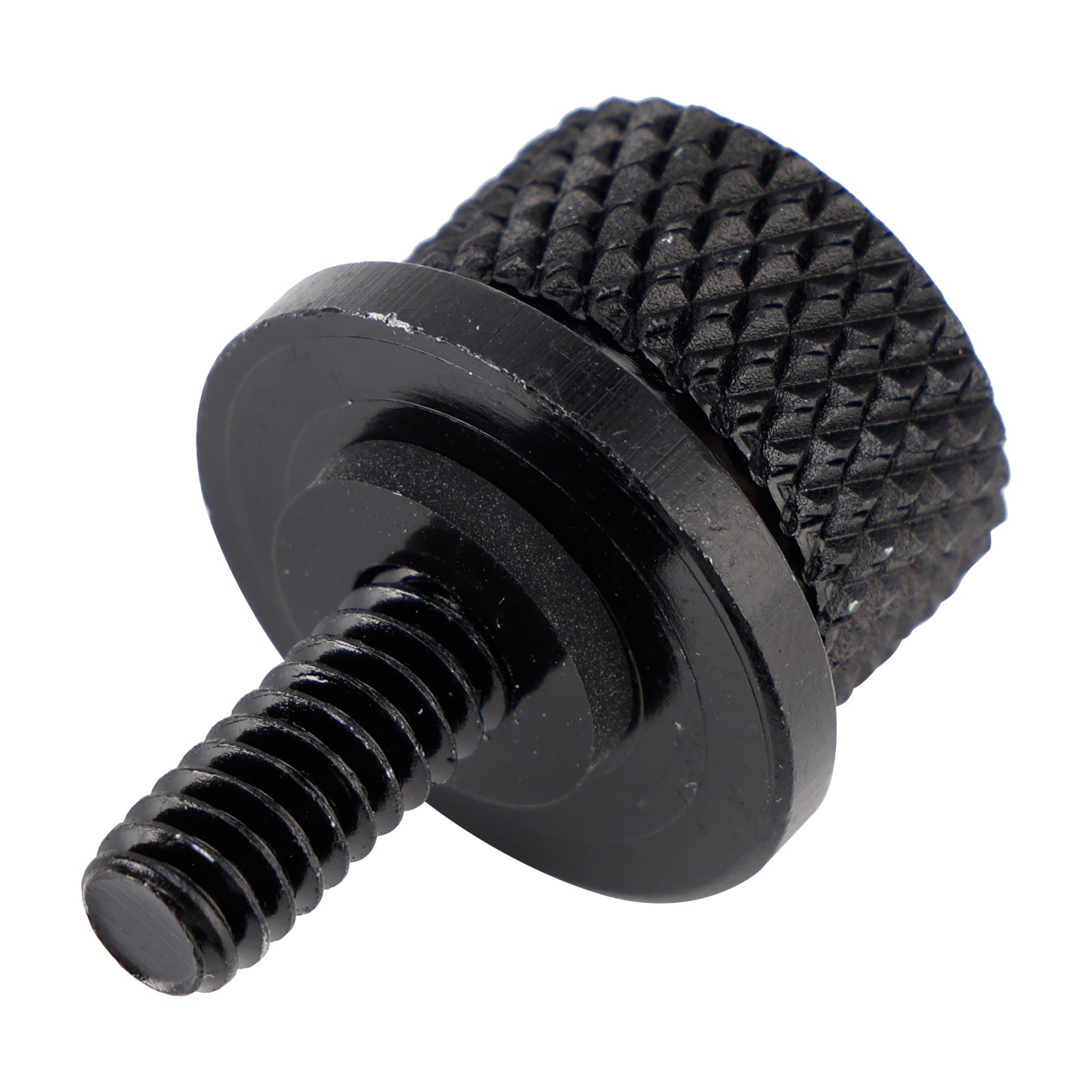 Touring Softail Dyna 1/4"-20 Black Fender Seat Bolt Screw Quick Release