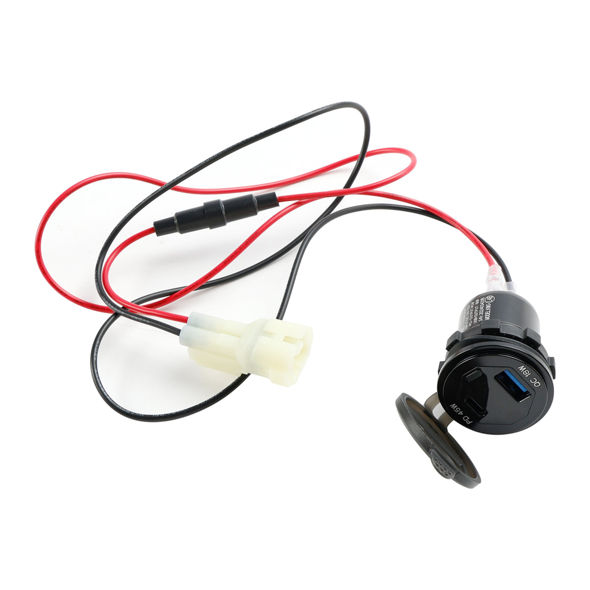 12V 2024 Honda NX400 Socket Charger USB+C Type Quick