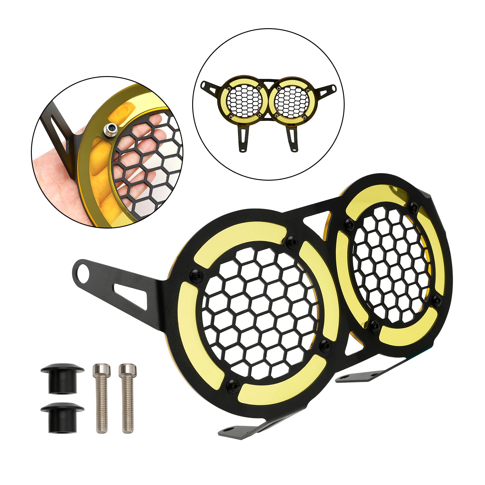 Protezione protettiva in acrilico per protezione faro adatta per Ducati Desertx 2022-2023