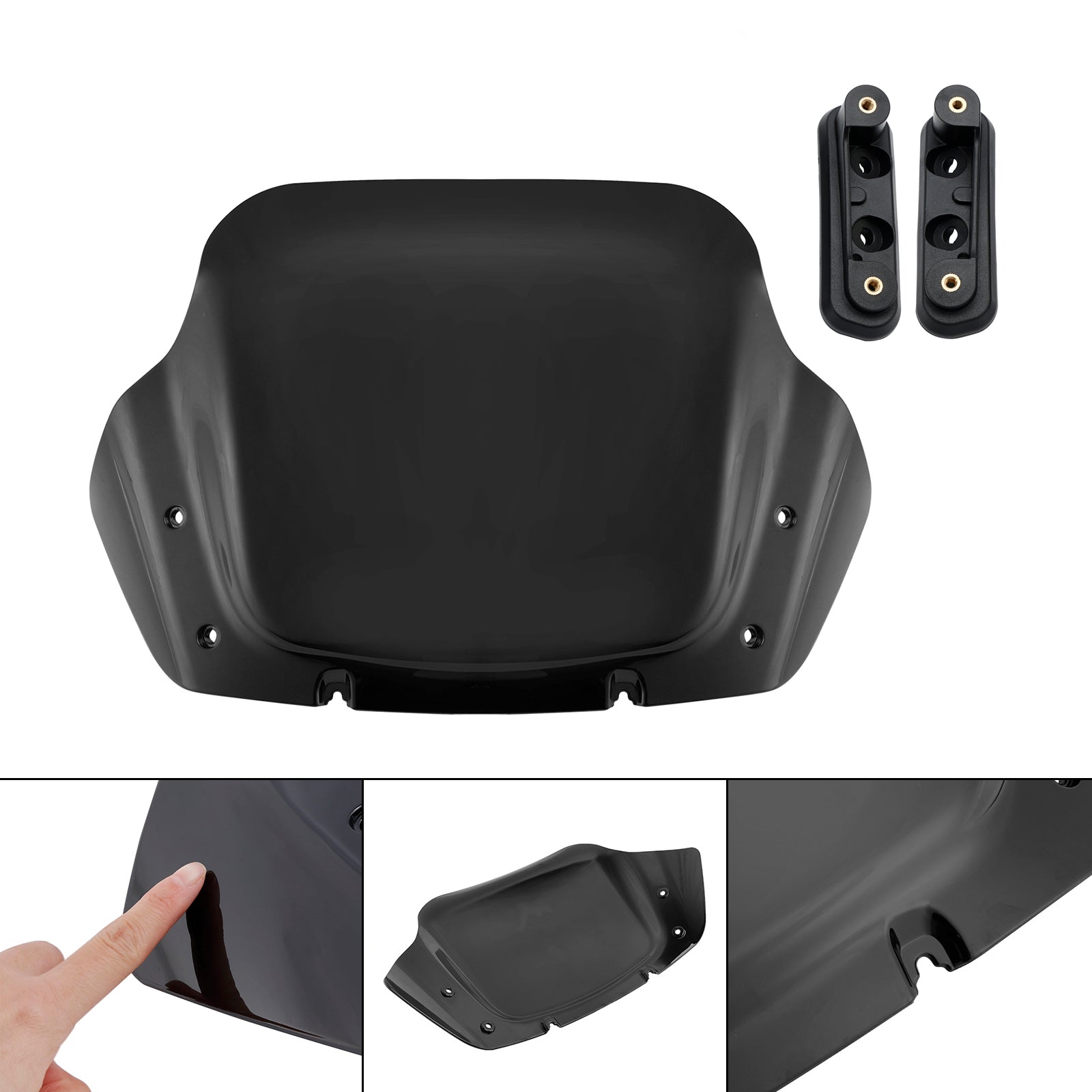 23-24 Touring Street Glide CVO 117 121 Windshield WindScreen w/ Bracket