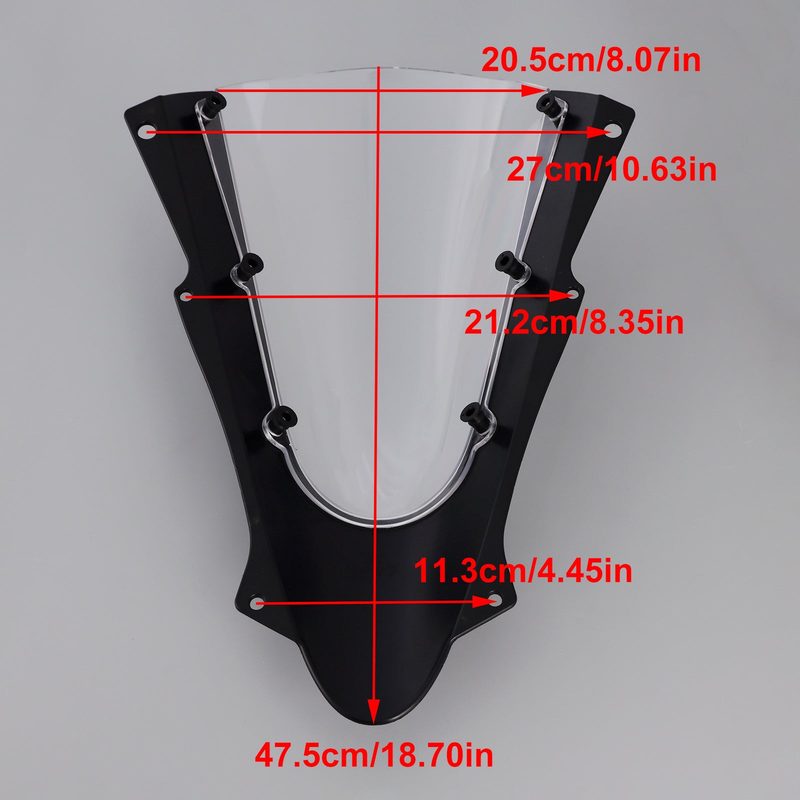 2023 Kawasaki ZX-4R ZX-4RR vindrutan vindruta