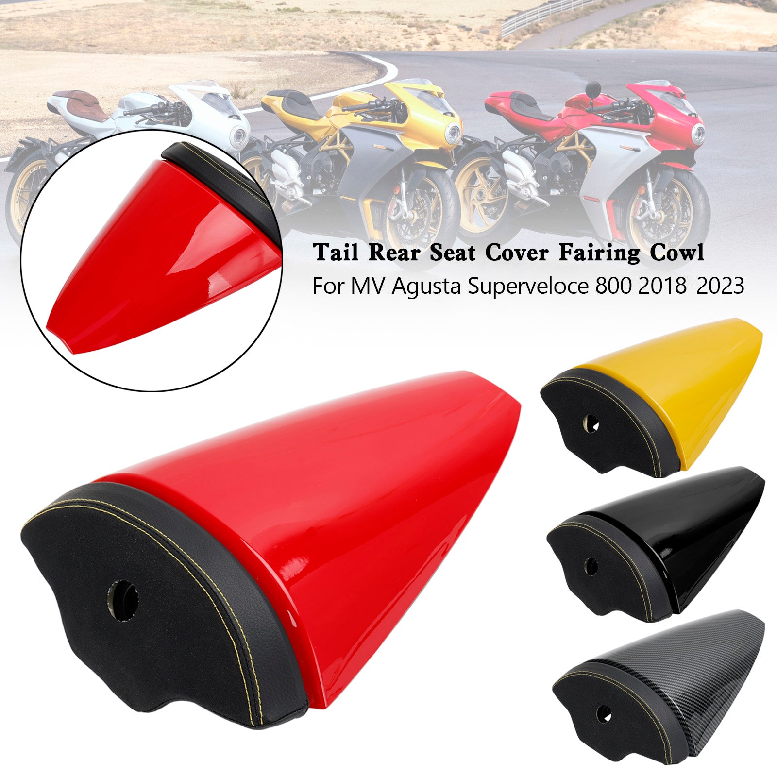 2018-2023 MV Agusta Superveloce 800 Tail Tylna pokrywa siedzenia Fairing Cowl