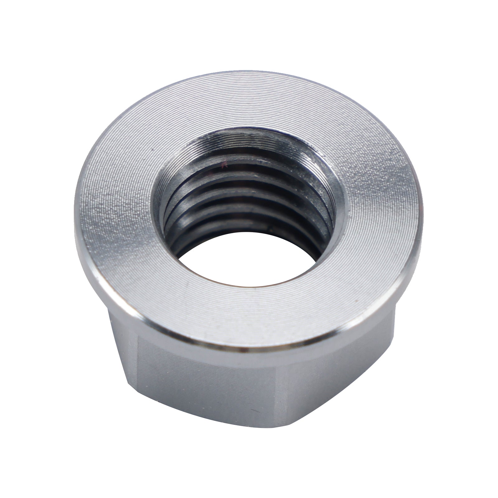 6 Pack Motorcycle Bike Aluminum Rear Sprocket Flange Nuts M10X1.5mm Grey