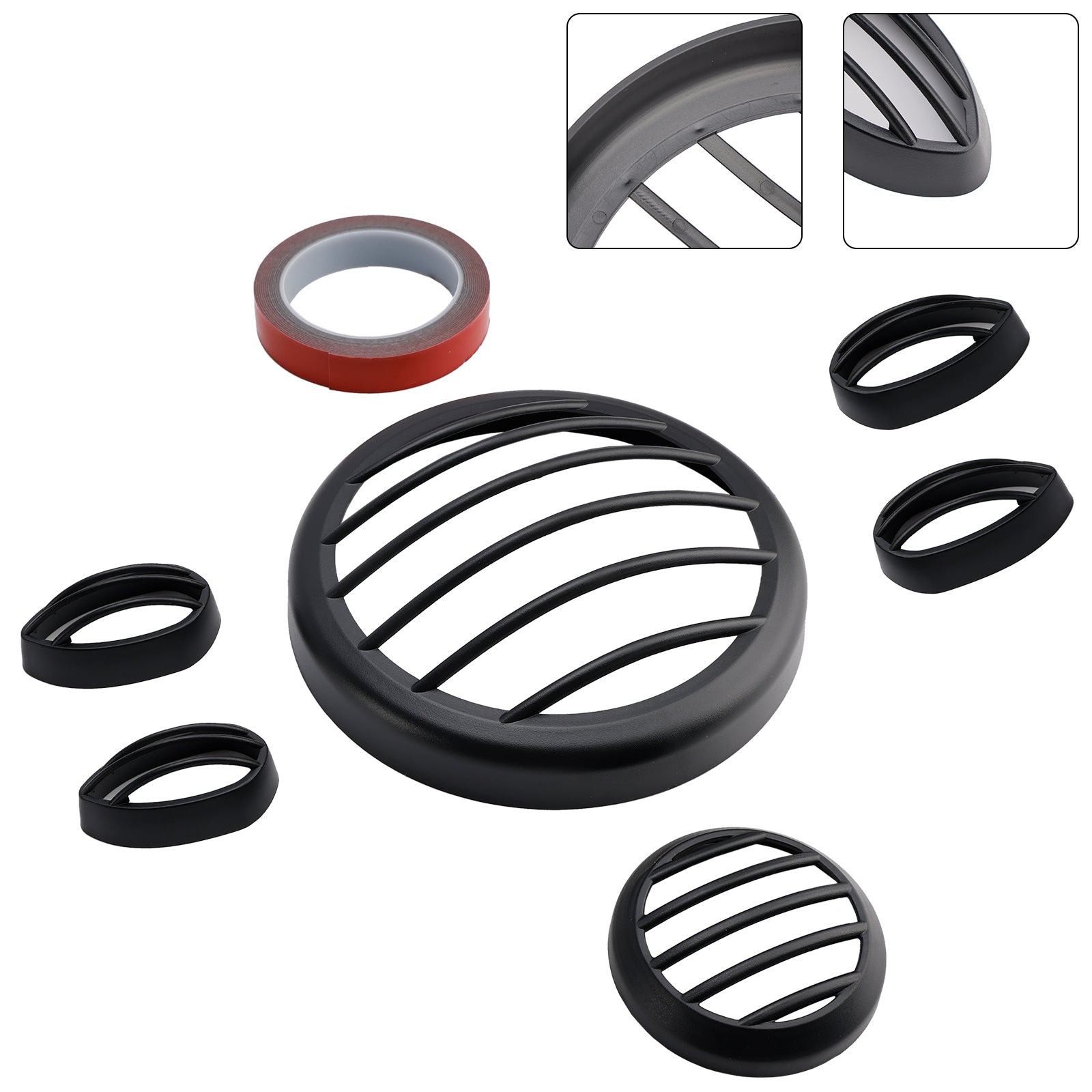 Yamaha PG-1 2023-2024 Headlight de garde de couvercle de couverture de couverture de couverture noir kit