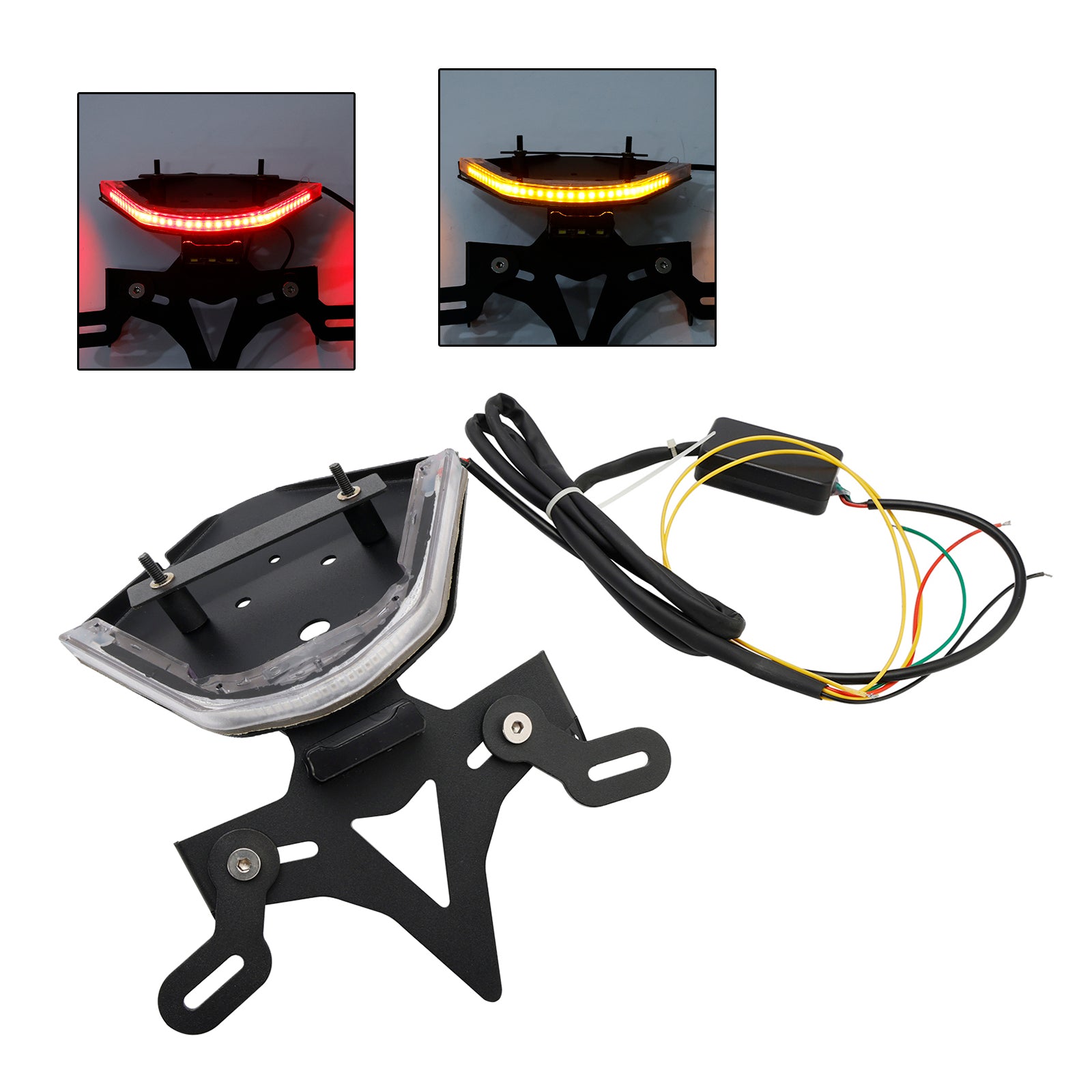 21-24 BMW S1000RR Soporte de marco de soporte de placa de matrícula de aleación de aluminio