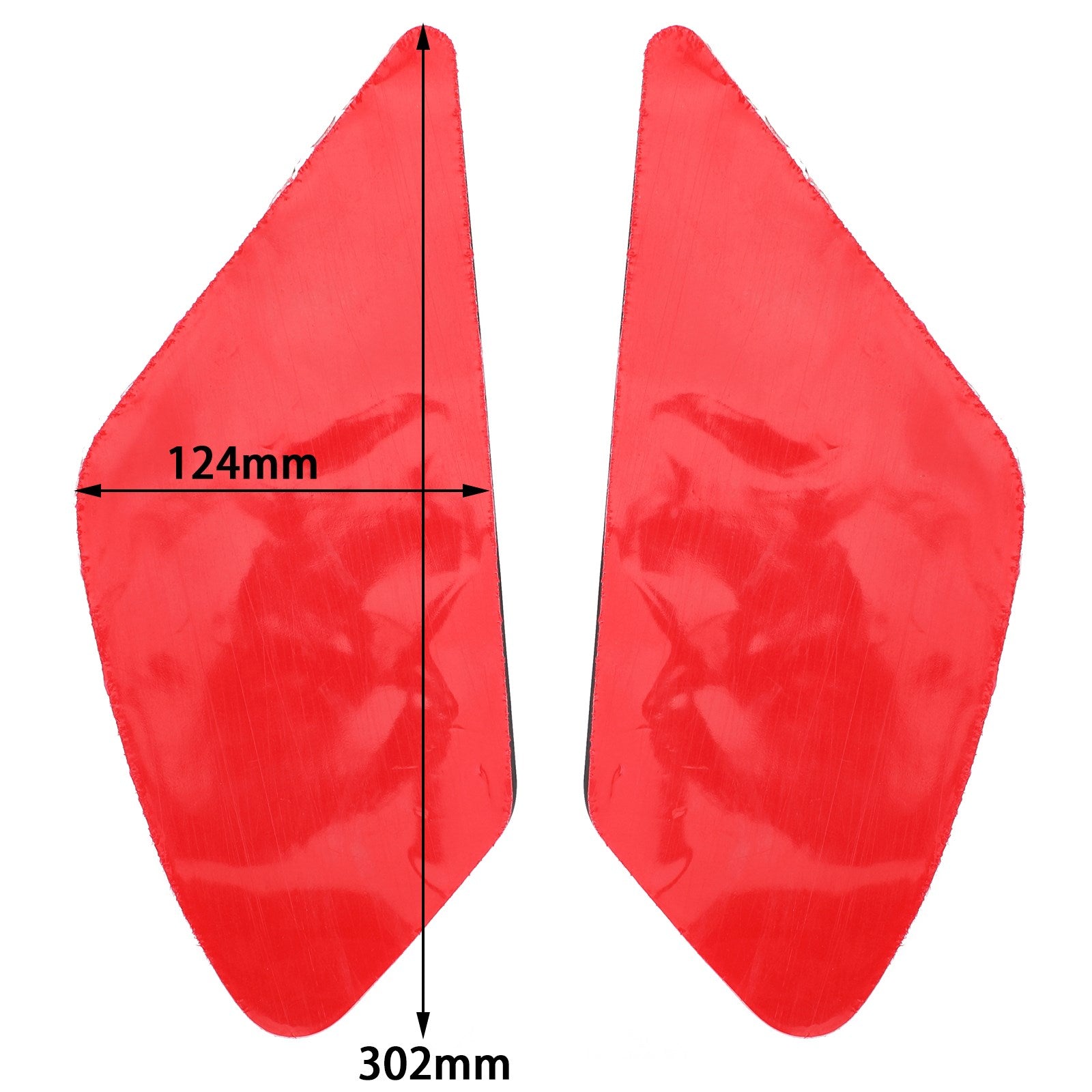 17-19 Ducati Monster 797 Rubber Pair Tank Protector Side Tankpad Black