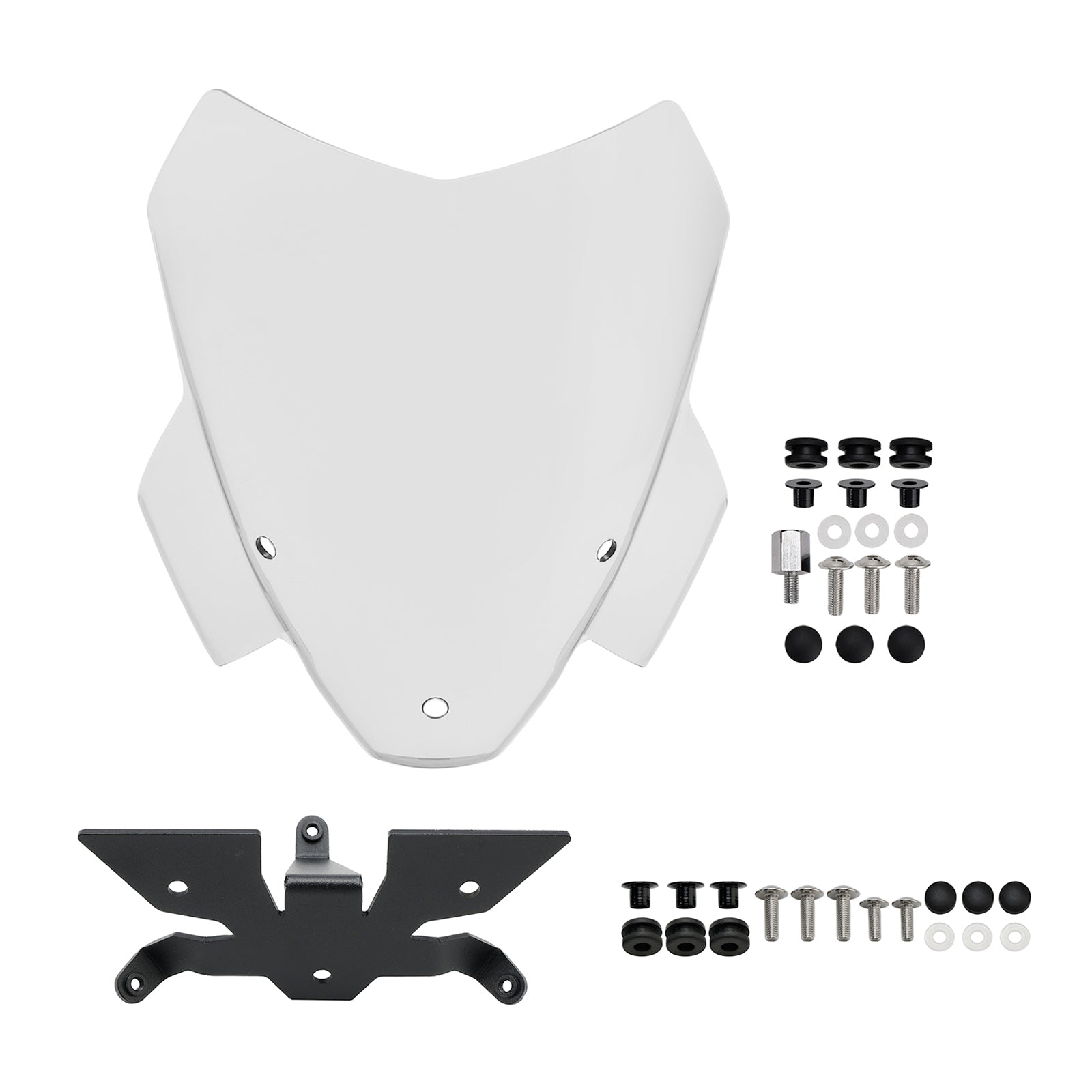 21-22 BMW S1000R Scheinwerfer-Windschutzscheibenabdeckung Windschutzscheiben-Windschutzscheibe