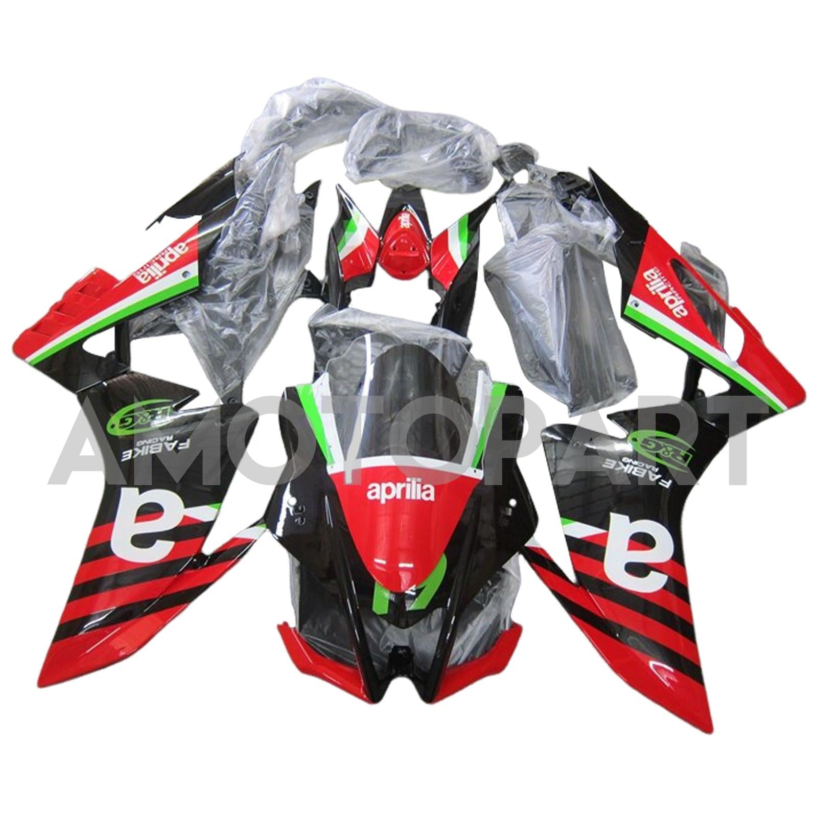 Amotopart Aprilia 2016-2020 RSV4 1000 Red & Green Style 7 Failing Kit