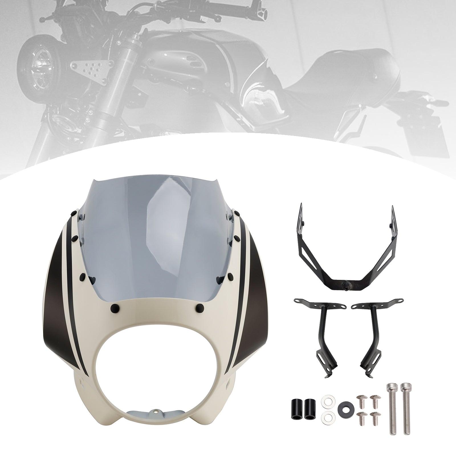 Yamaha XSR900 2022-2025 Headlight Fairing Windshield WindScreen