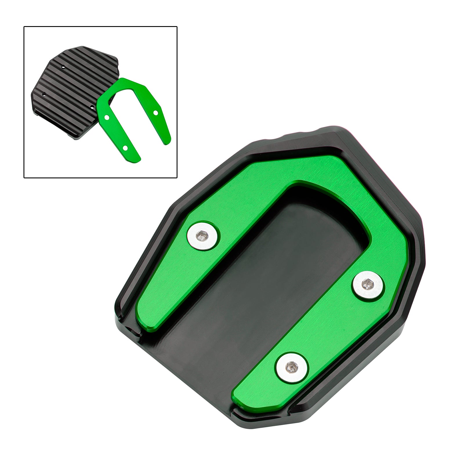 Almohadilla de placa ampliada con soporte para Kawasaki Vulcan S 650 VN650 2015-2021