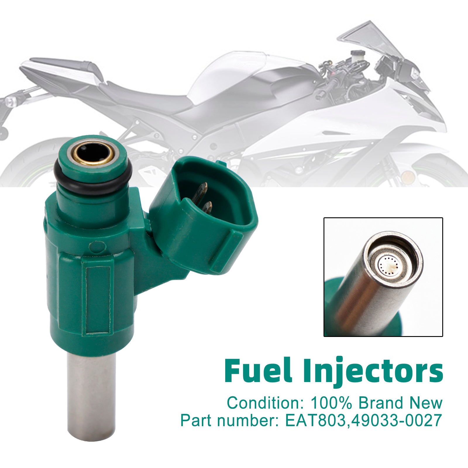 Kawasaki Ninja ZX10R ZX1000 2011-2017 EAT803 Fuel Injector 49033-0027