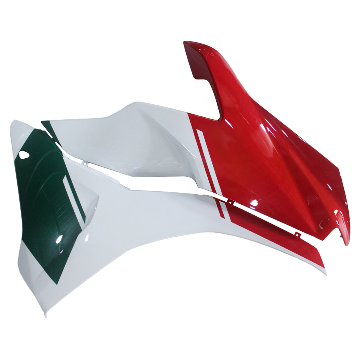 Amotopart 2017-2020 Ducati Supersport 939 939S White Red Fairing Kit