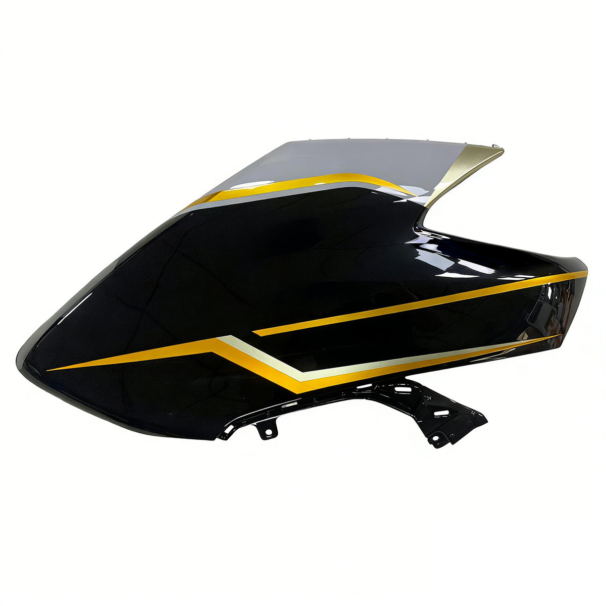 Amotopart 2017-2018 Yamaha TMAX530 Black White Gold Gray Fairing Kit