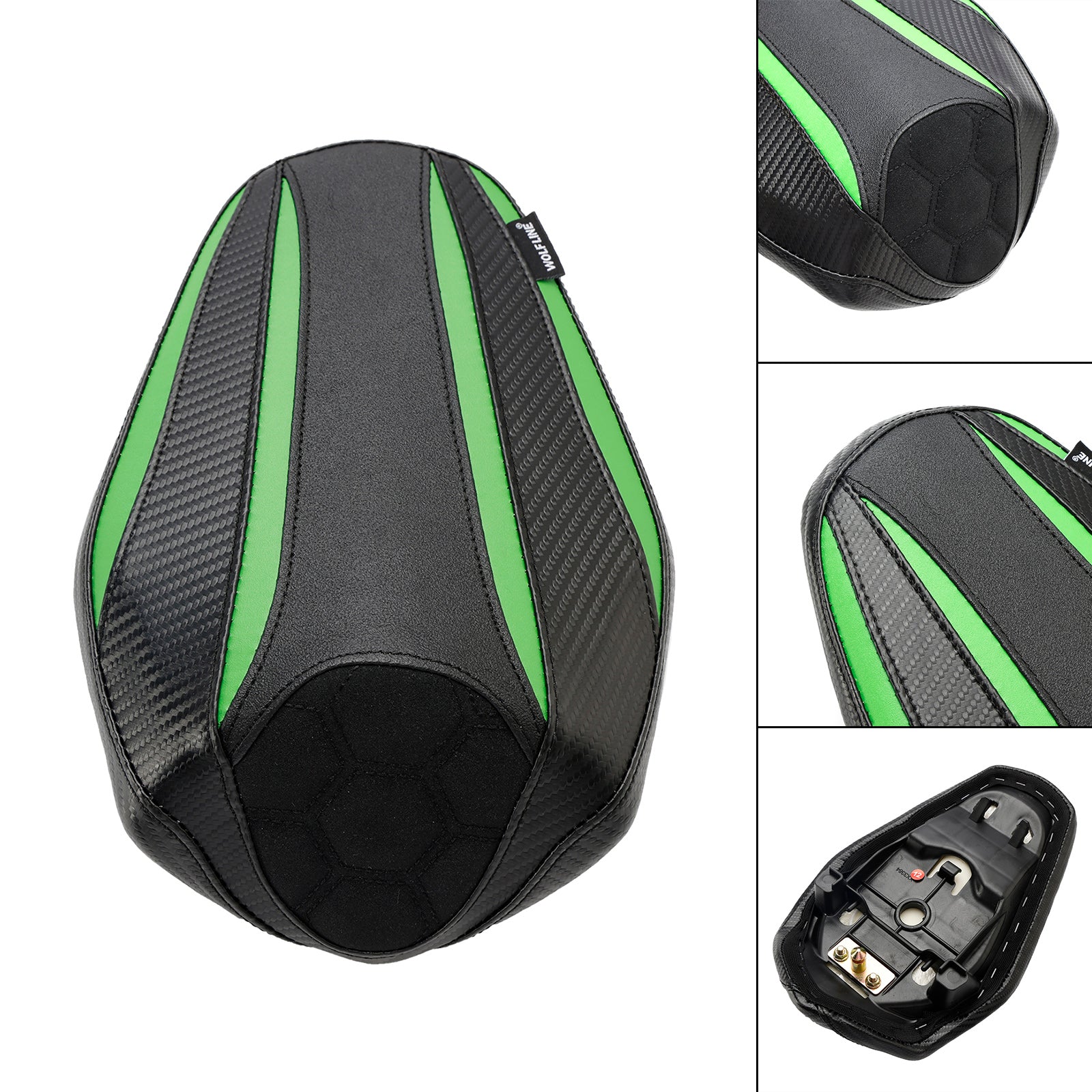 2023 Kawasaki Zx-4R Zx-4Rr Rear Passenger Seat Pillion Saddle Flat Black