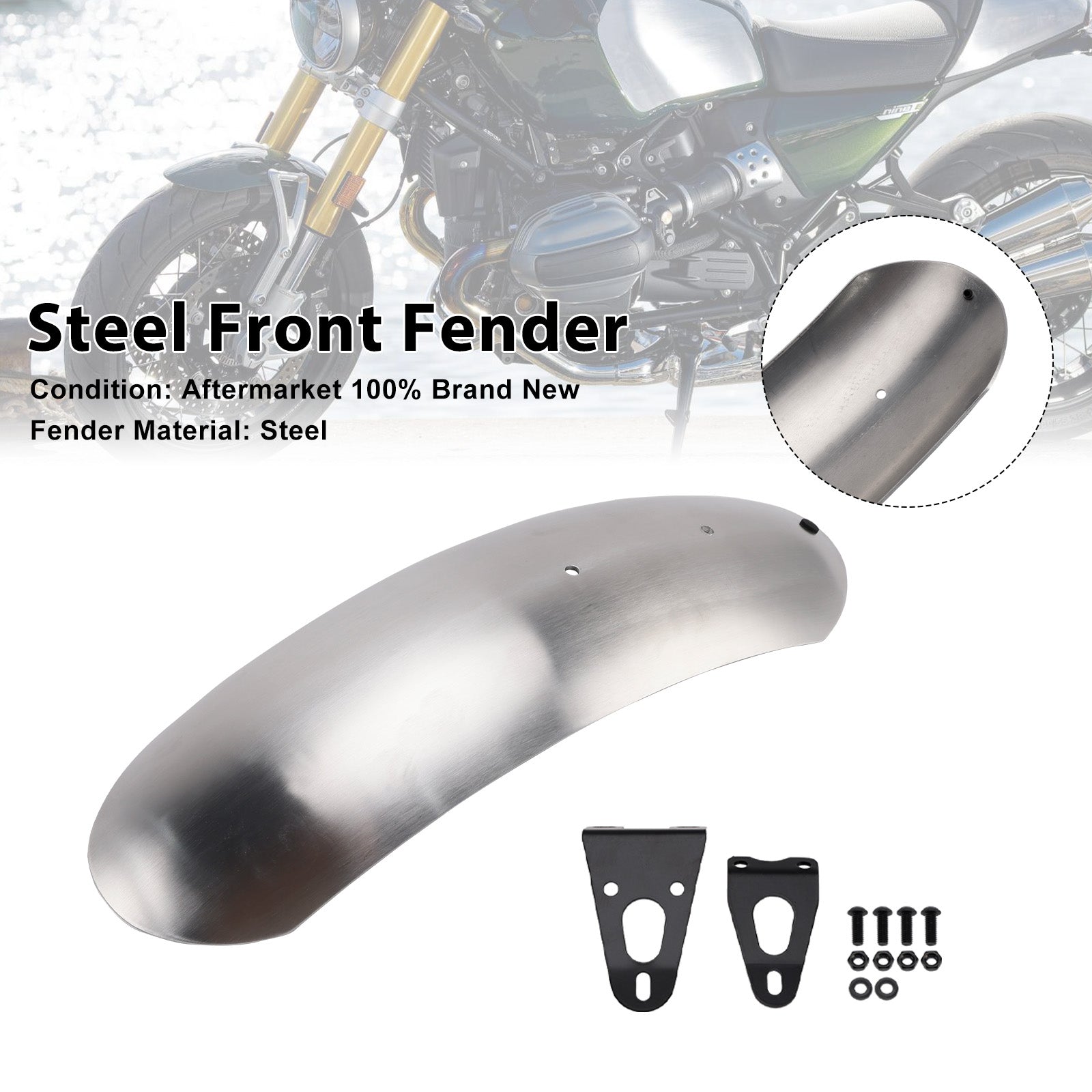 BMW R12 nineT R nineT Scrambler Pure Option Steel Front Fender