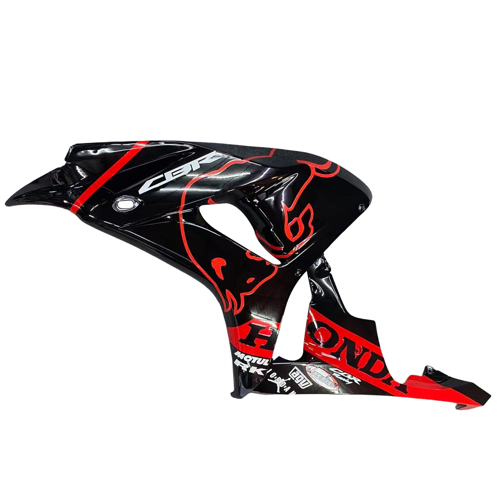 Amotopart 2006-2007 Honda CBR1000RR Black Red Fairing Kit
