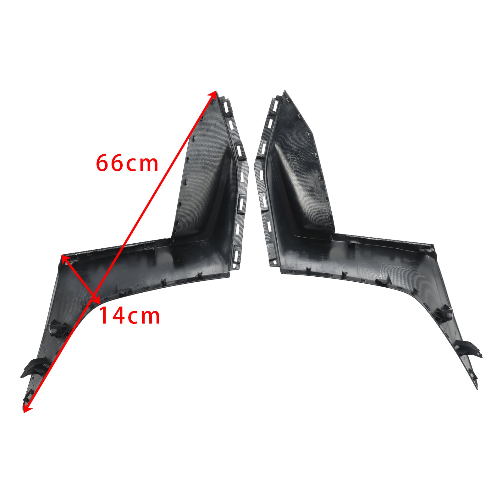 23-25 Yamaha X-MAX 300 XMAX Seitenpedalabdeckung Verkleidungsverkleidung