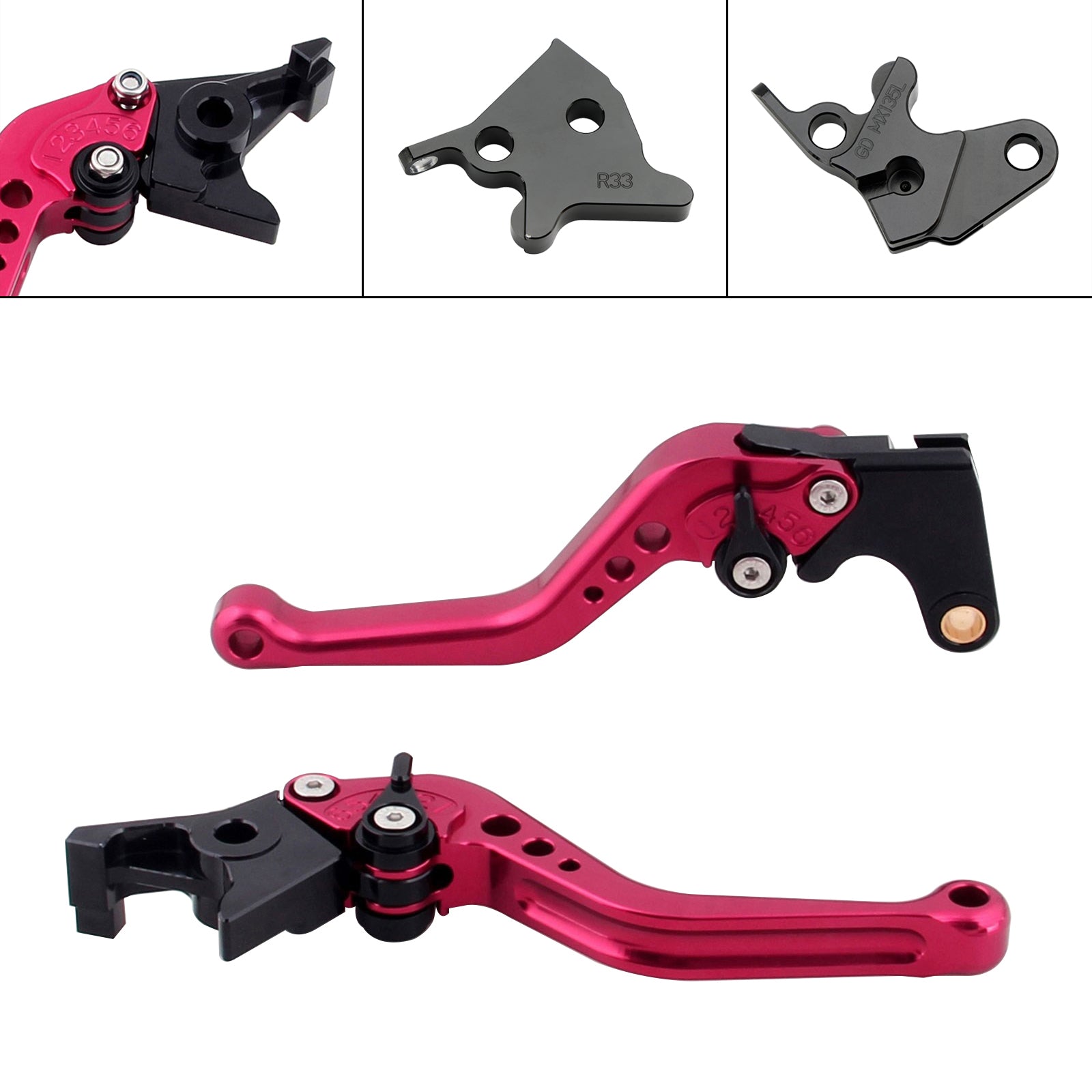 Yamaha YBR125 2005-2014 Nouveau levier de frein à embrayage court