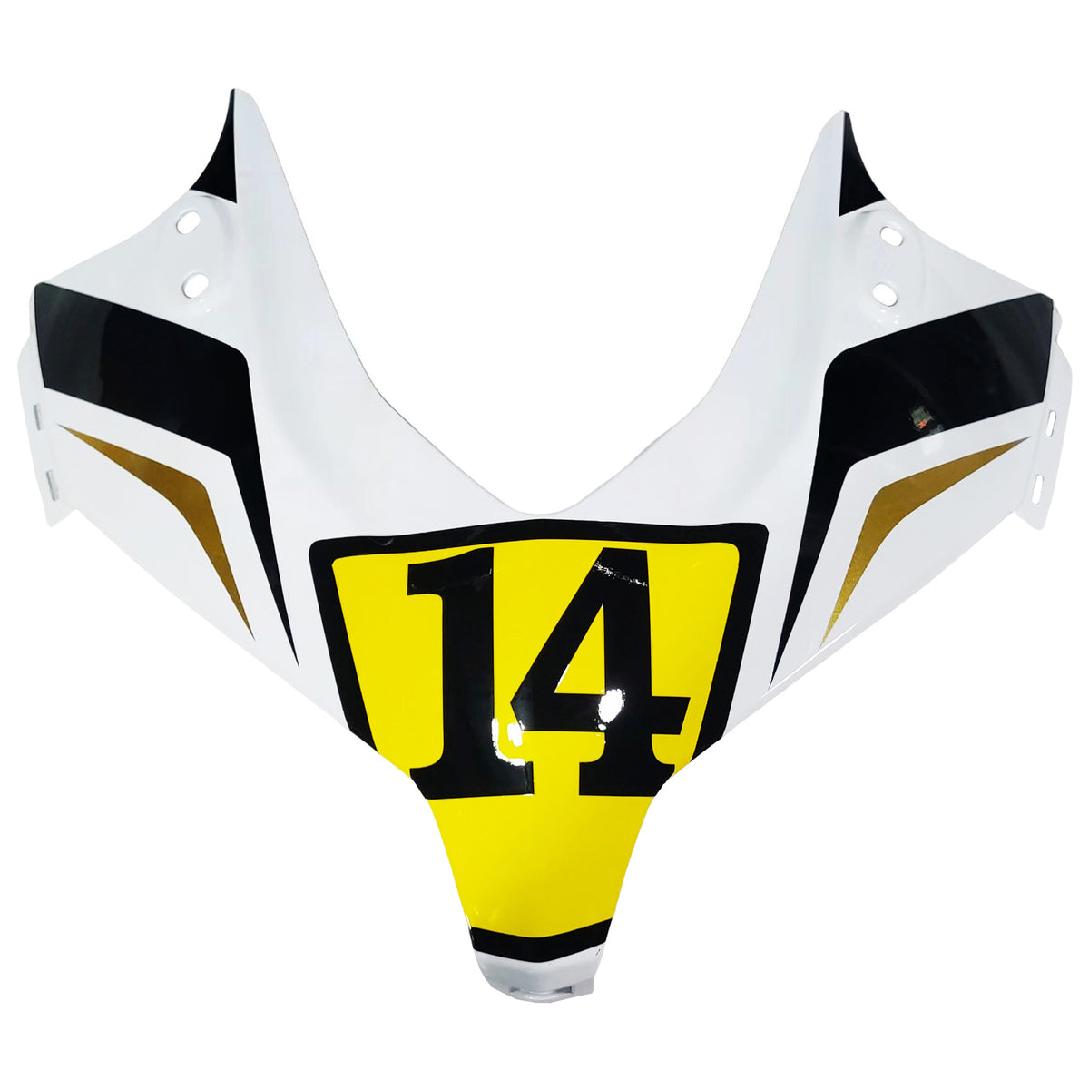 Amotopart 2013-2015 Honda CBR500R Black White Fairing Kit