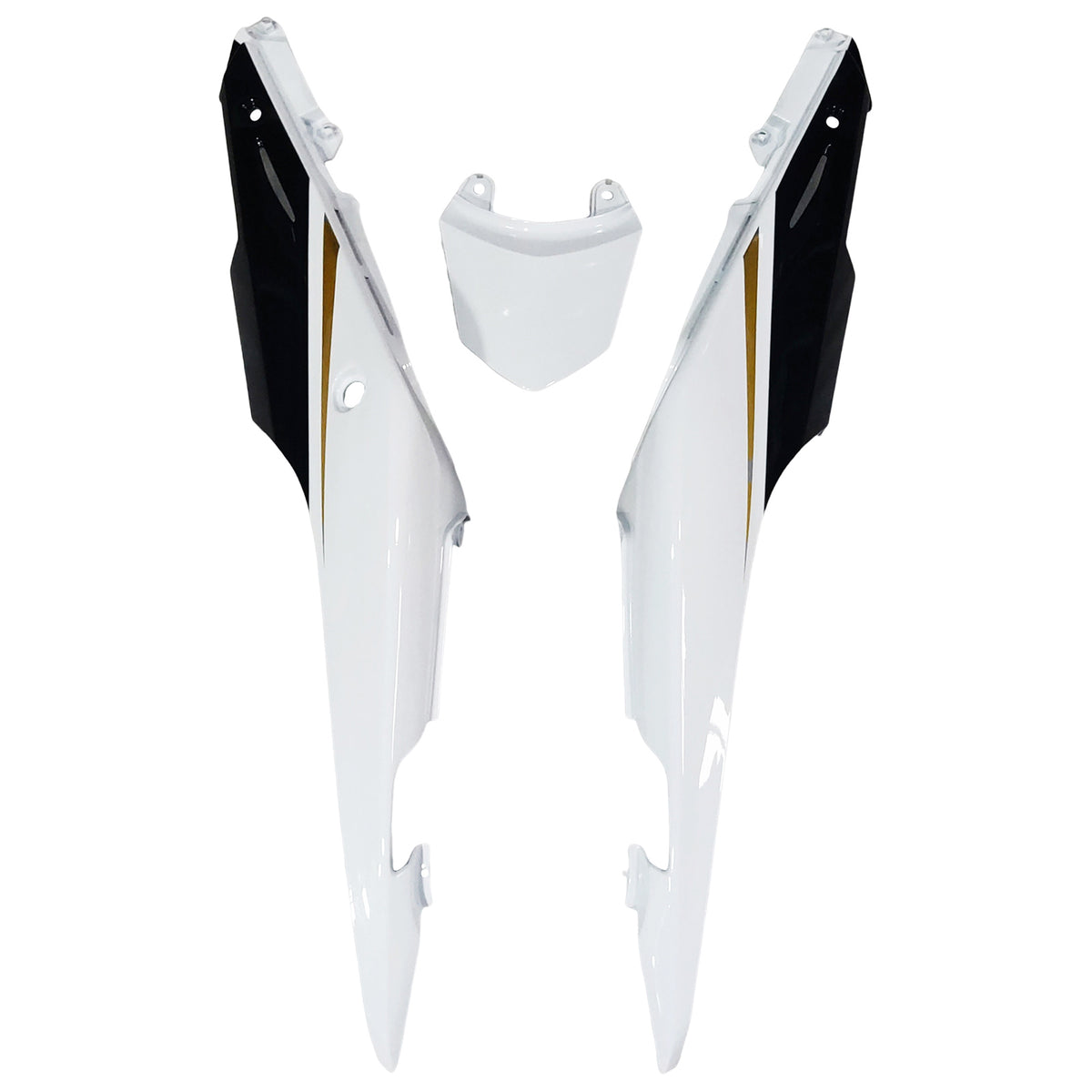 Amotopart 2013-2015 Honda CBR500R Black White Fairing Kit