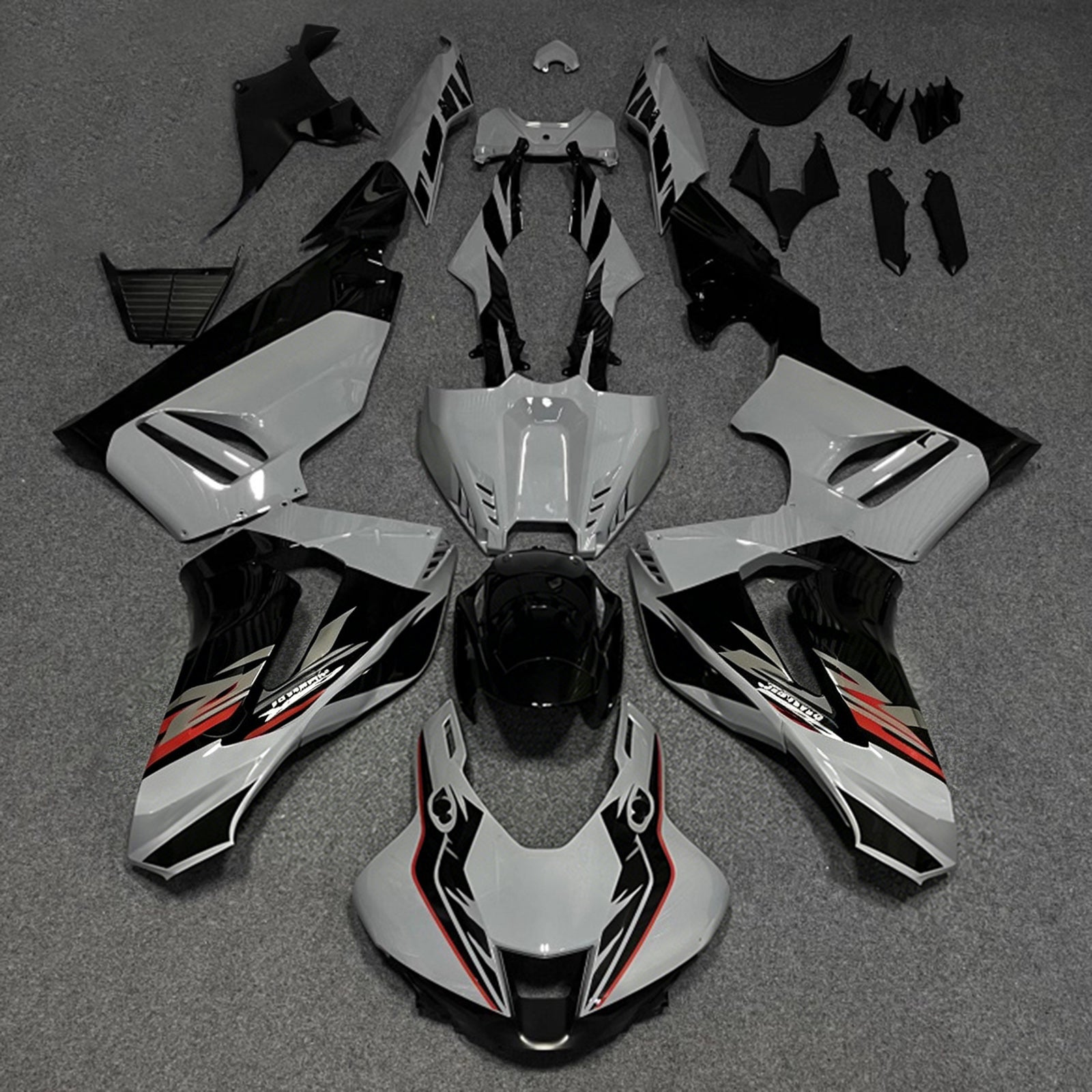 Kit carena Amotopart 2020-2023 Honda CBR1000RR-R bianco/nero